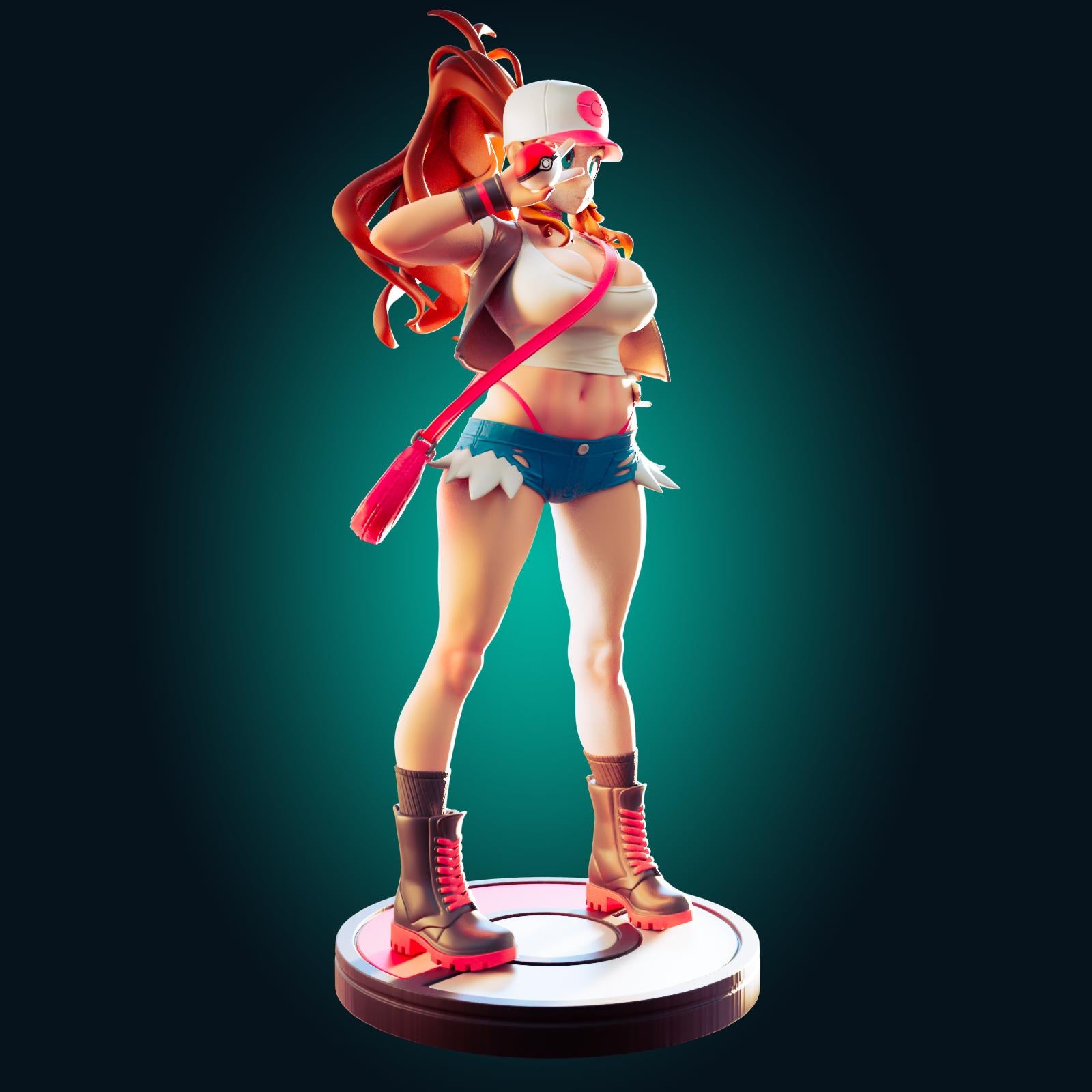 Gym Girl Model Kit | 3D Resin Printed Figurine | Officer Rhu