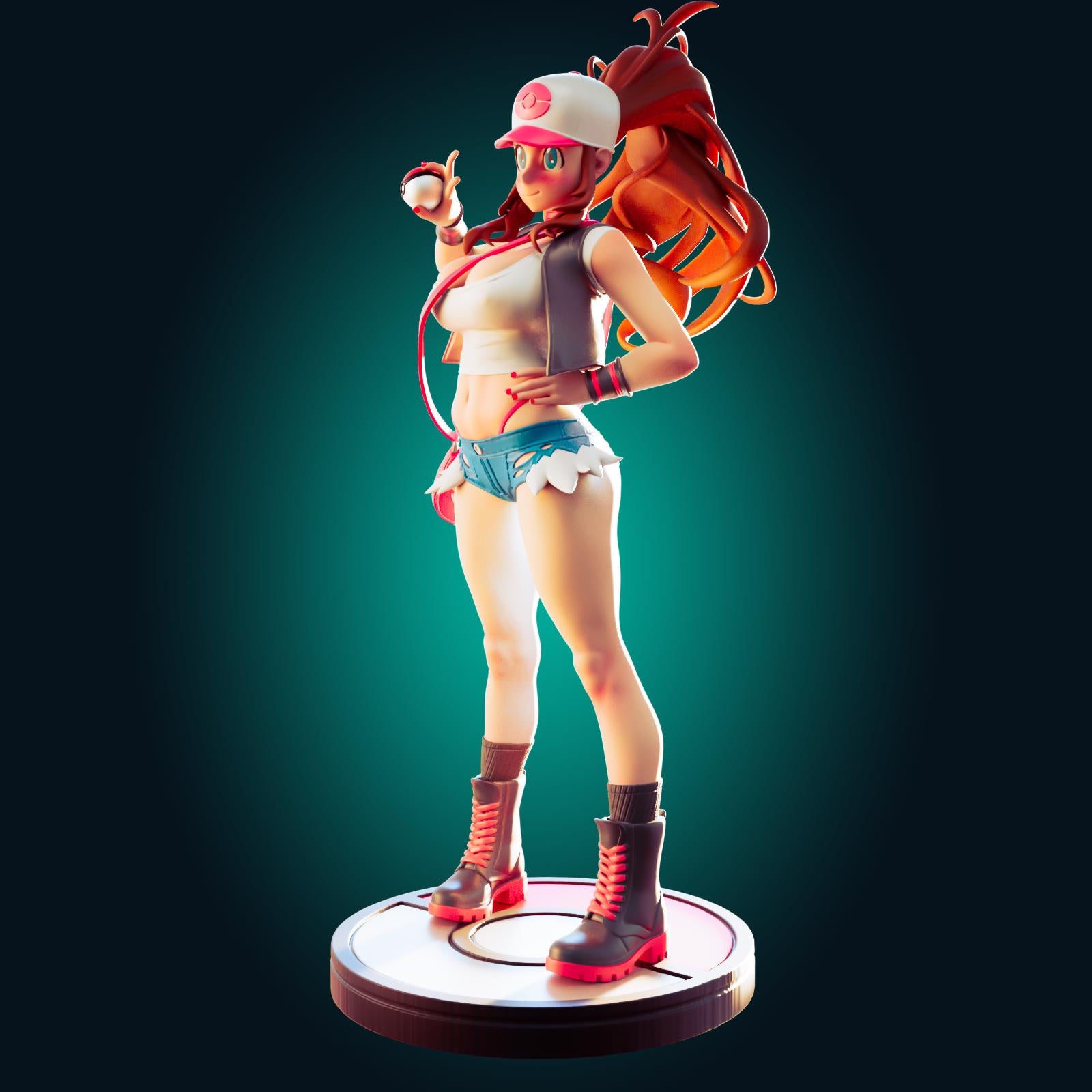Gym Girl Model Kit | 3D Resin Printed Figurine | Officer Rhu