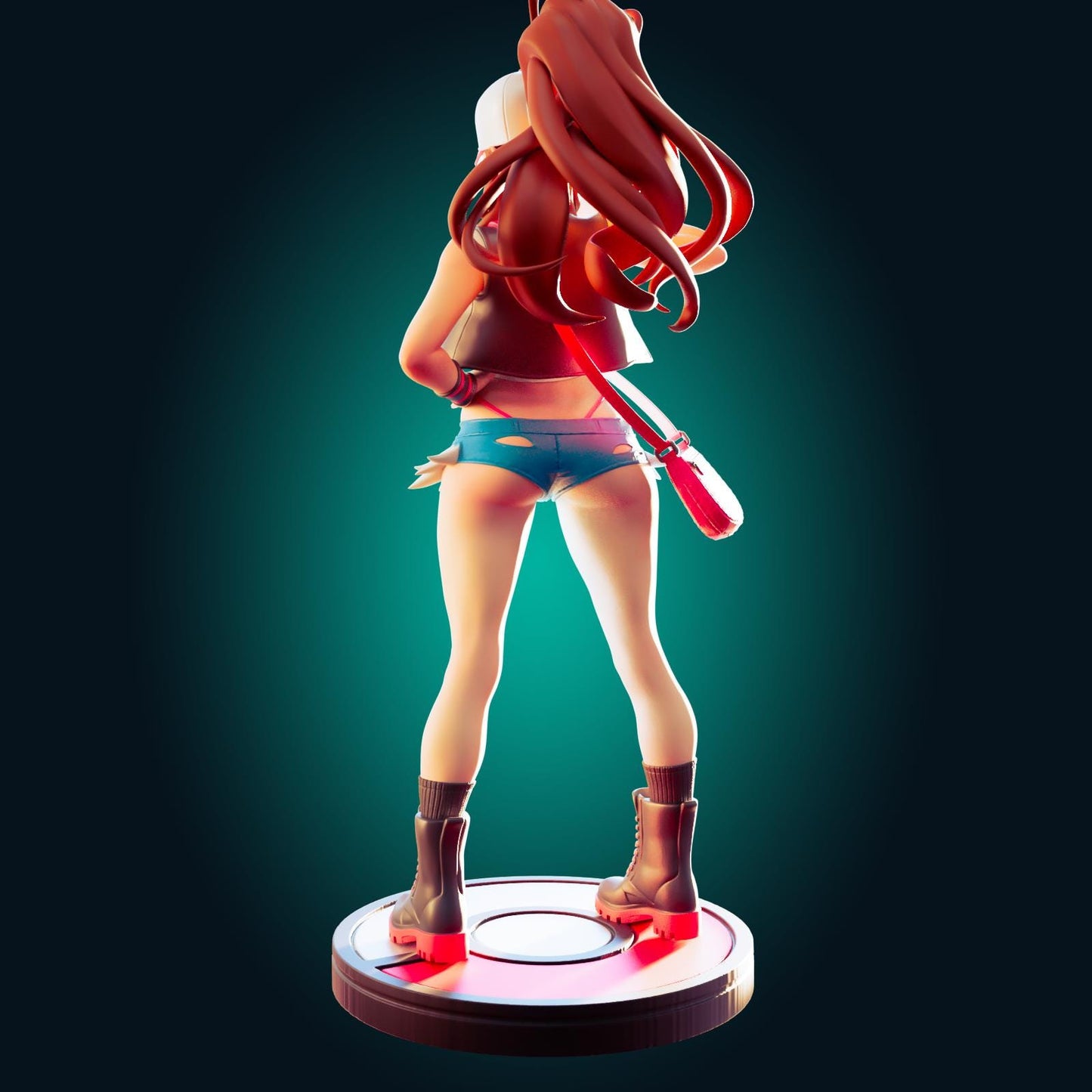 Gym Girl Model Kit | 3D Resin Printed Figurine | Officer Rhu