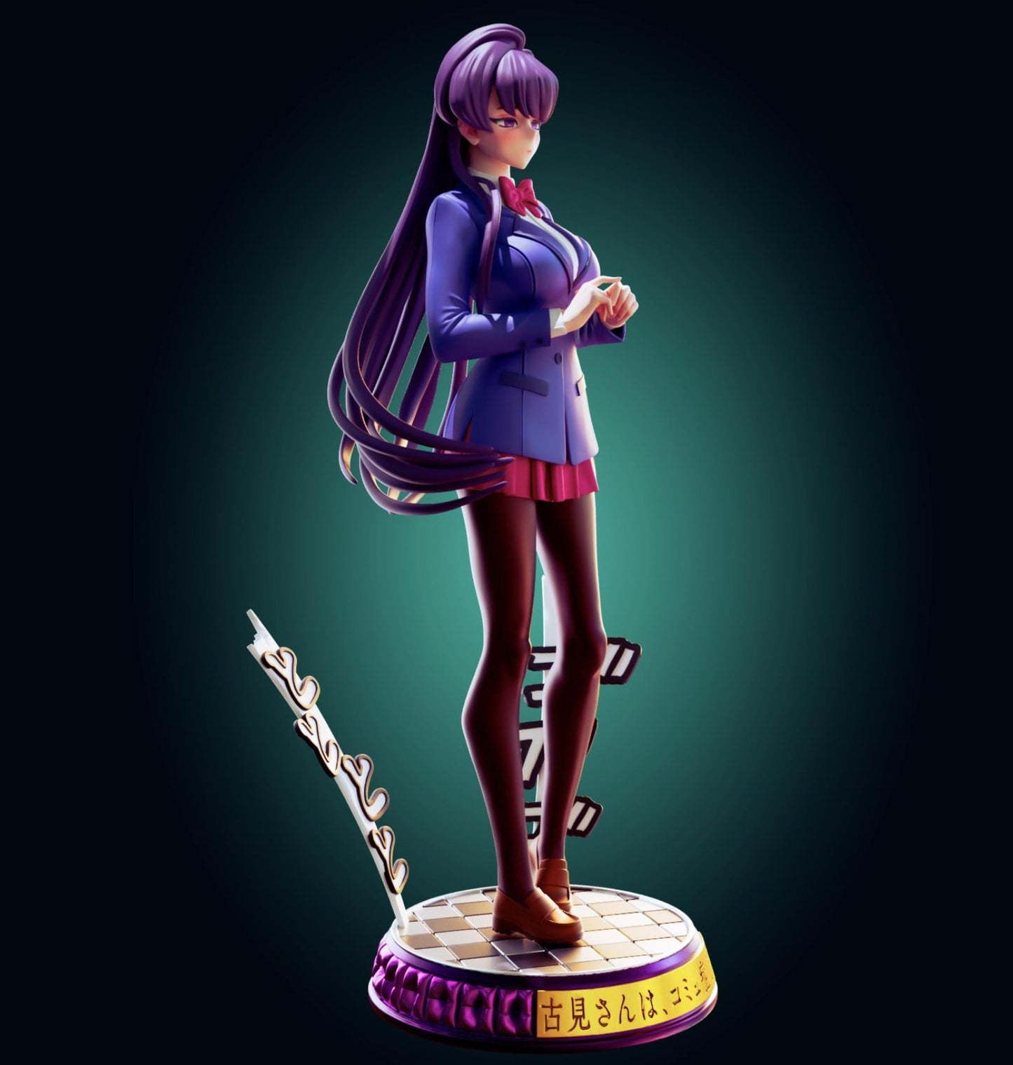 Japanese Schoolgirl Model Kit | 3D Resin Printed Figurine | Officer Rhu