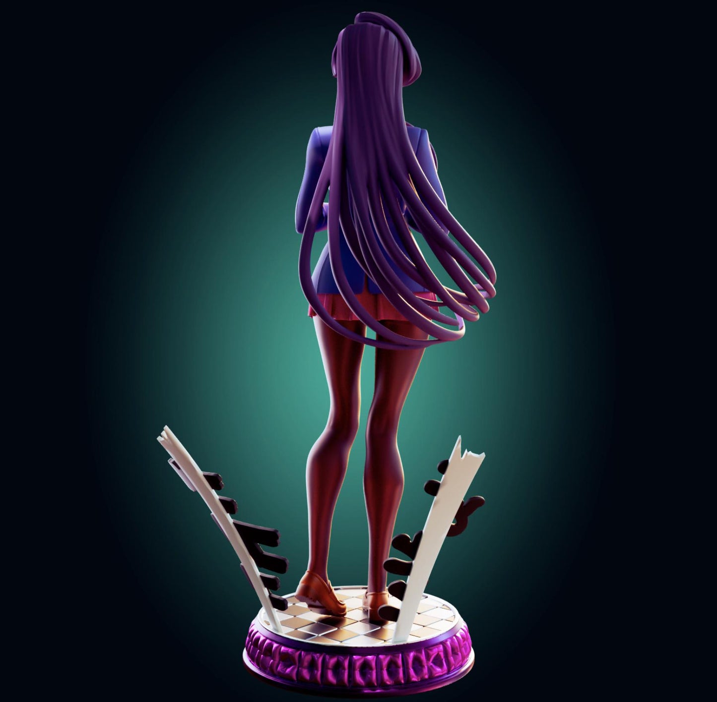 Japanese Schoolgirl Model Kit | 3D Resin Printed Figurine | Officer Rhu