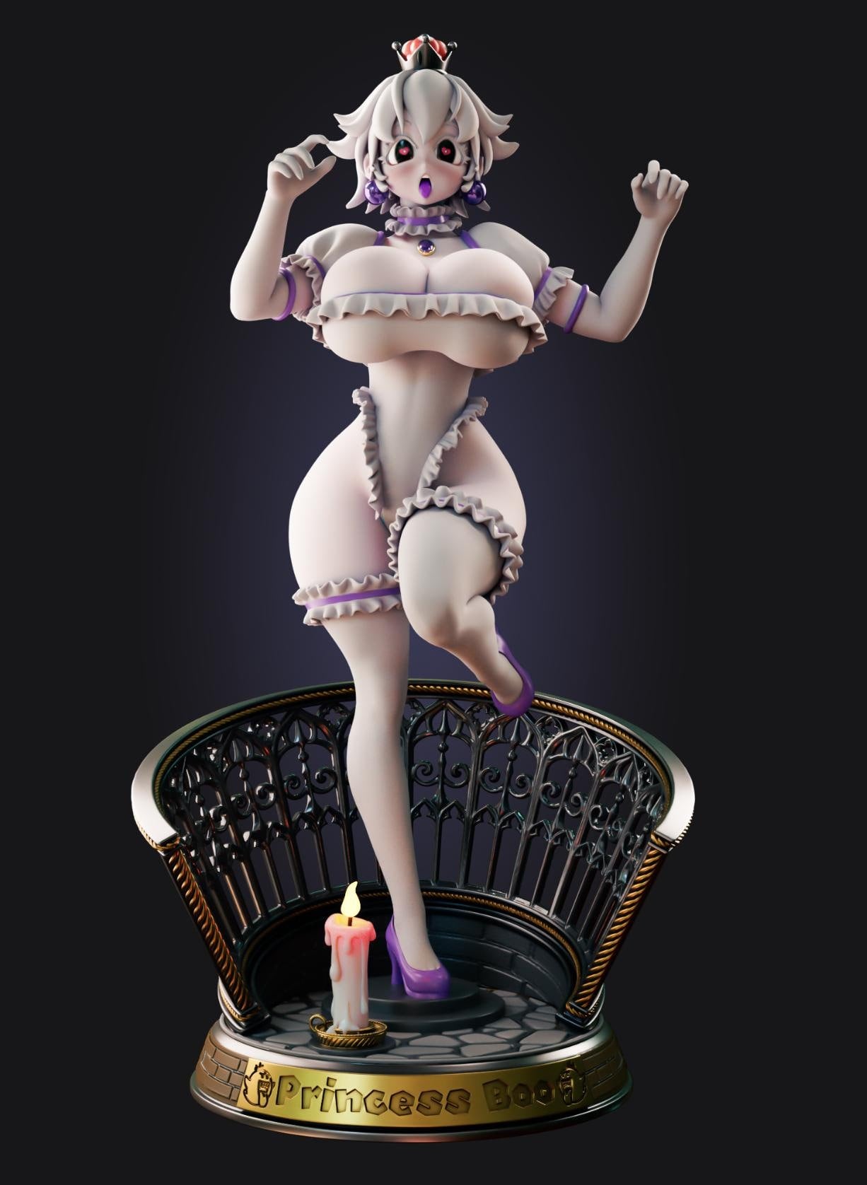 Ghost Princess Model Kit | 3D Resin Printed Figurine | Officer Rhu