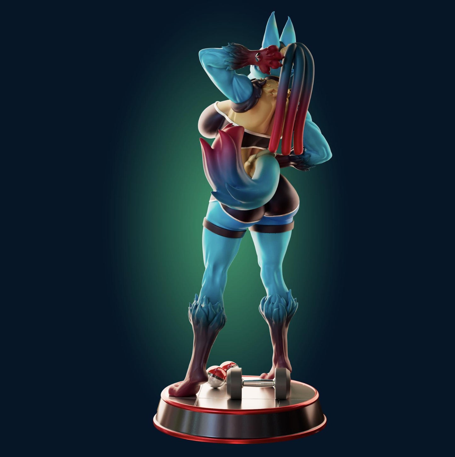 Wolf Girl Model Kit | 3D Resin Printed Figurine | Officer Rhu