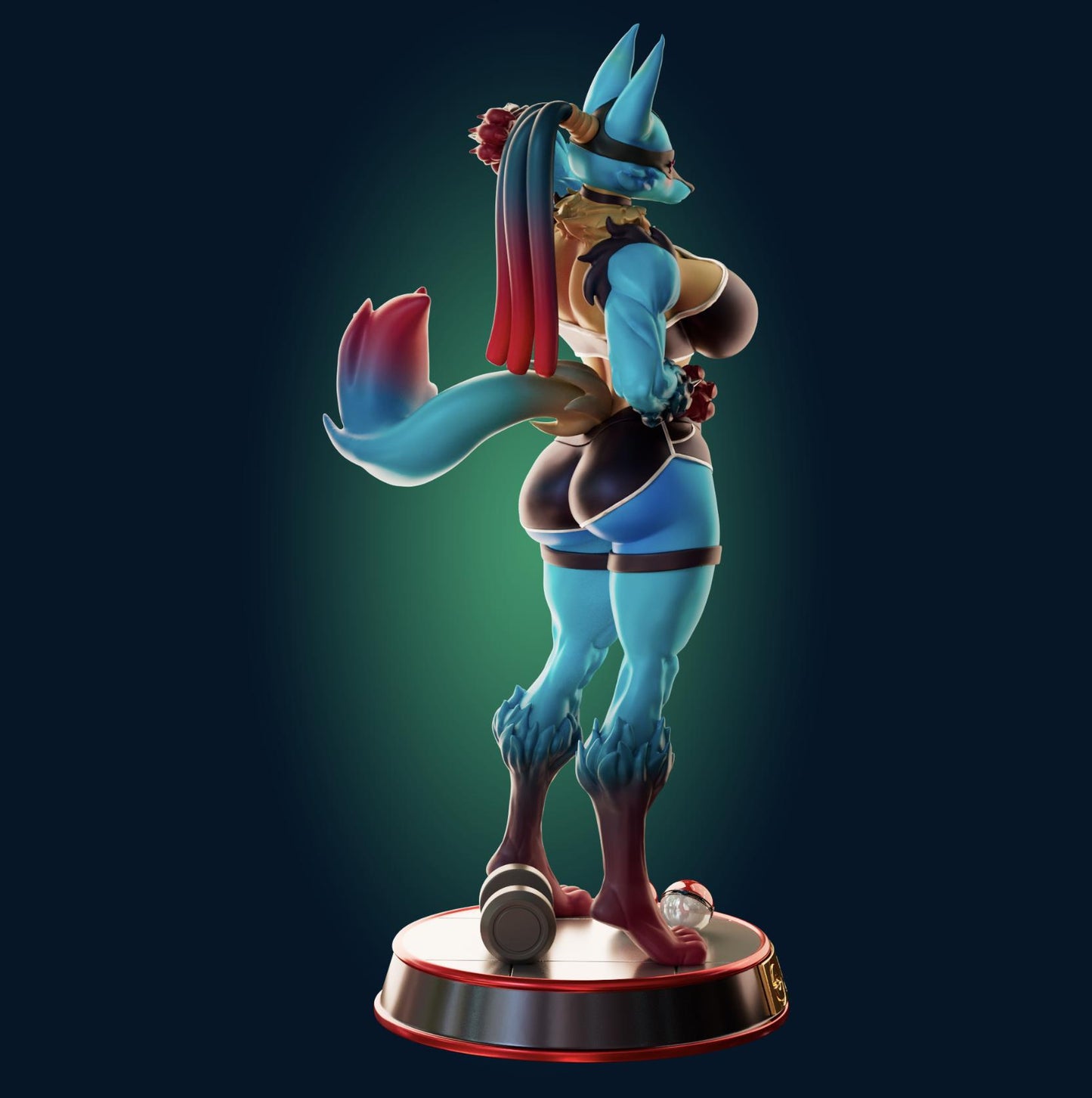 Wolf Girl Model Kit | 3D Resin Printed Figurine | Officer Rhu