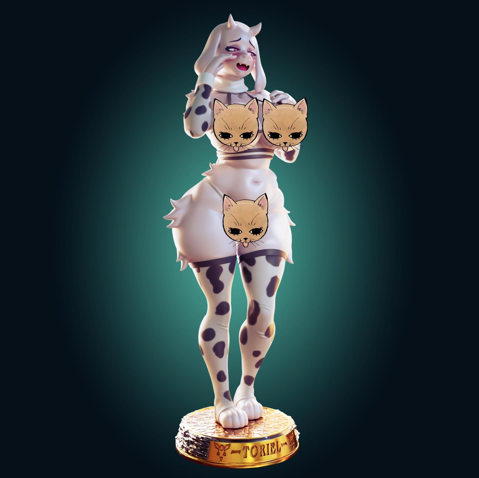Goat Mom Model Kit | 3D Resin Printed Figurine | Officer Rhu