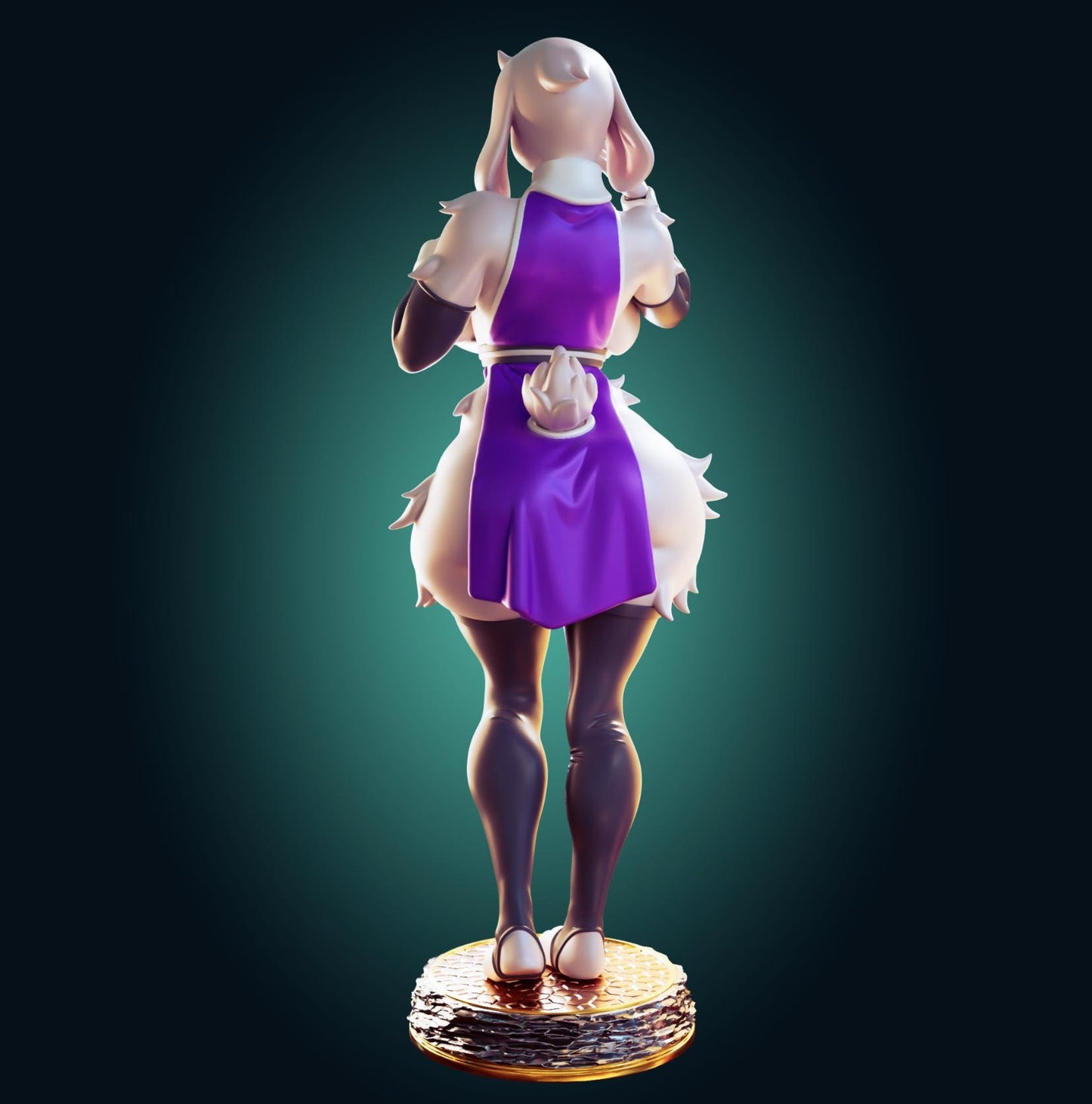Goat Mom Model Kit | 3D Resin Printed Figurine | Officer Rhu