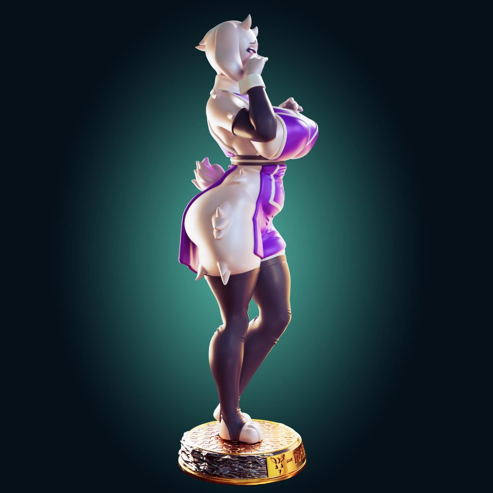Goat Mom Model Kit | 3D Resin Printed Figurine | Officer Rhu