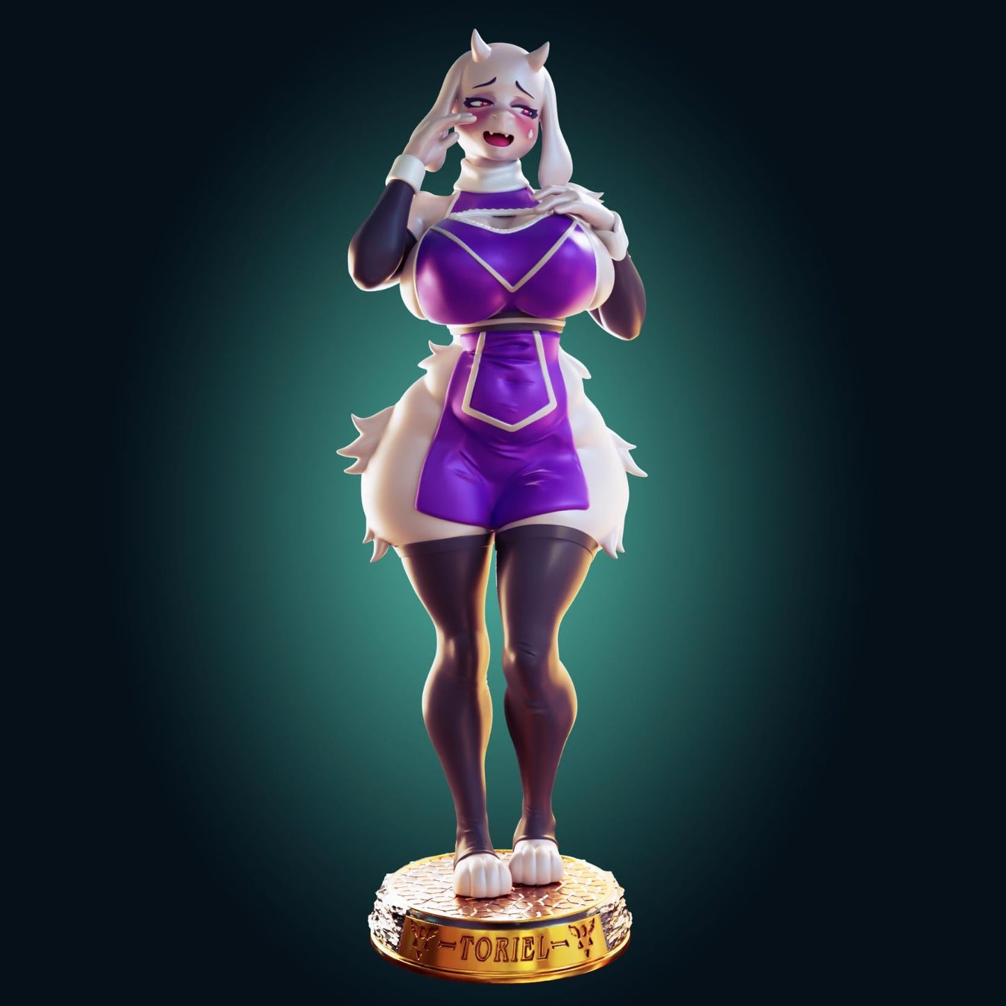 Goat Mom Model Kit | 3D Resin Printed Figurine | Officer Rhu