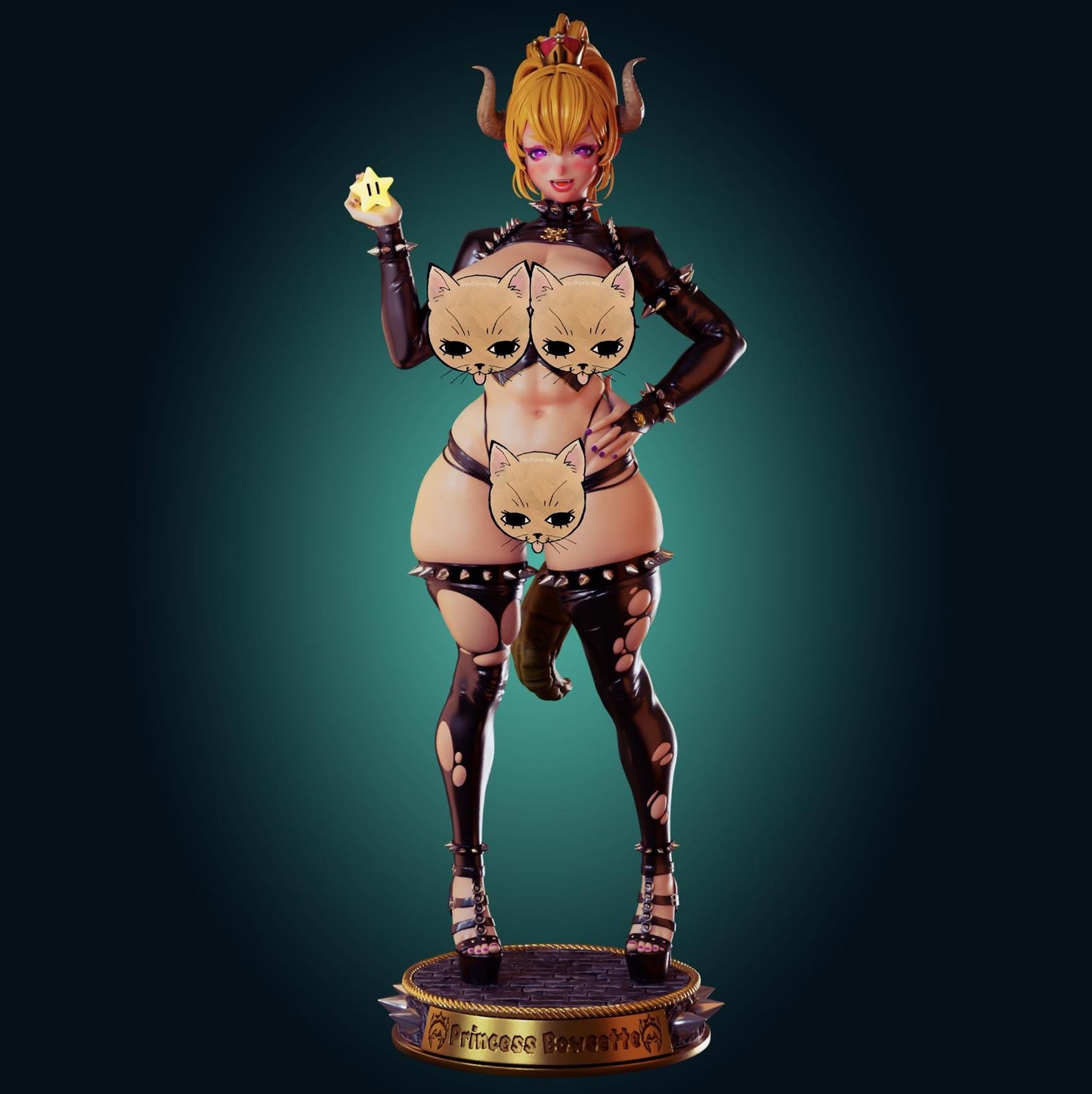 Turtle Princess Model Kit | 3D Resin Printed Figurine | Officer Rhu