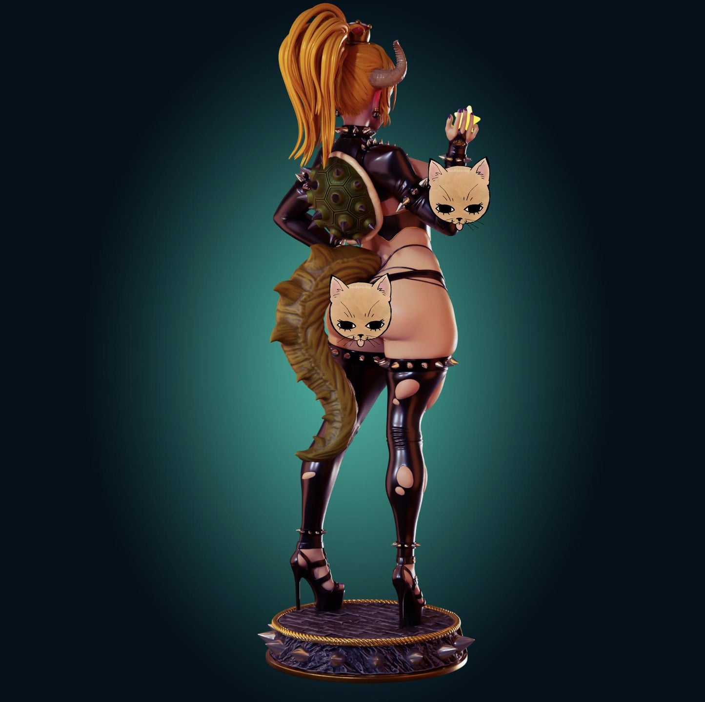 Turtle Princess Model Kit | 3D Resin Printed Figurine | Officer Rhu