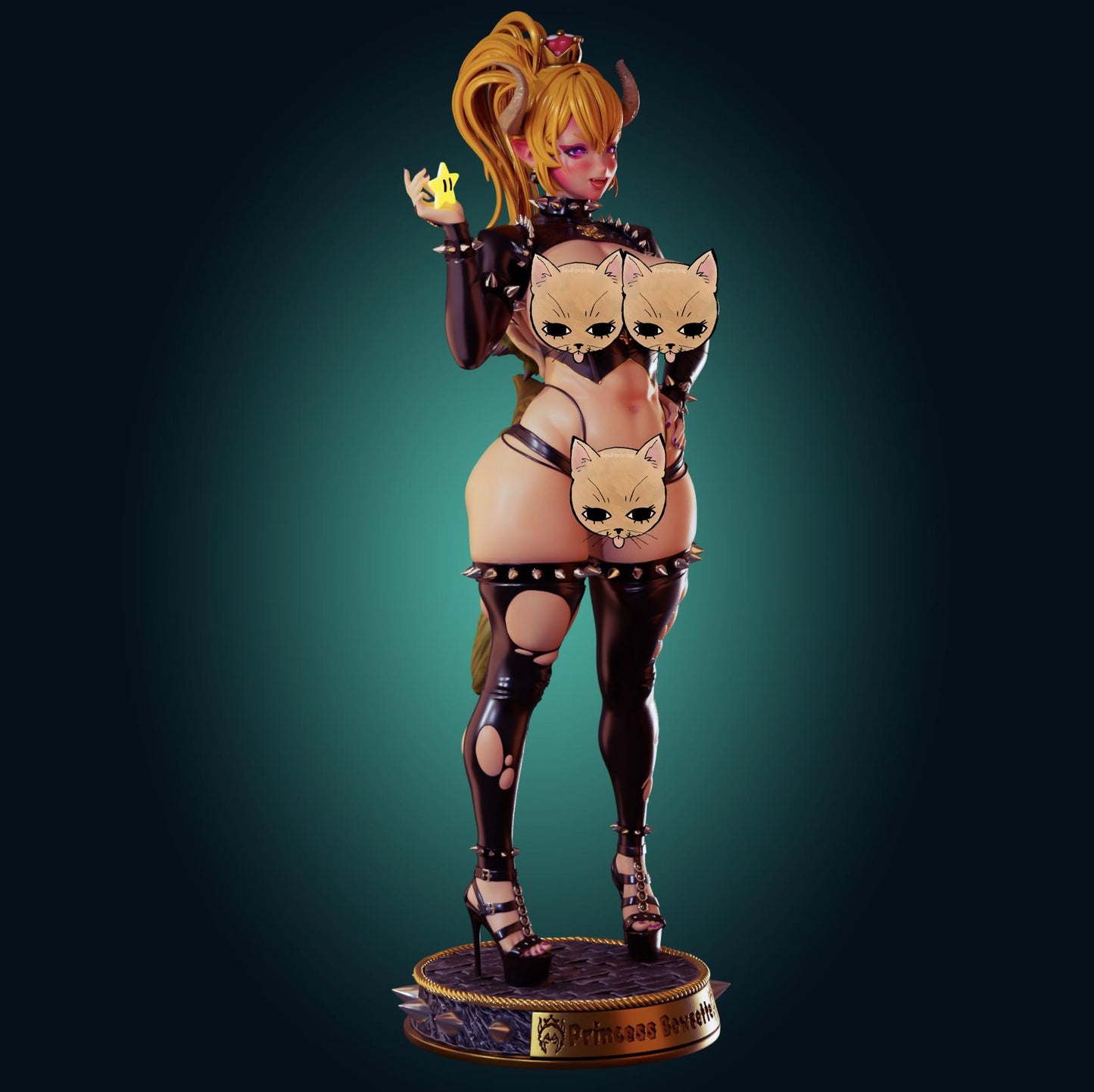 Turtle Princess Model Kit | 3D Resin Printed Figurine | Officer Rhu