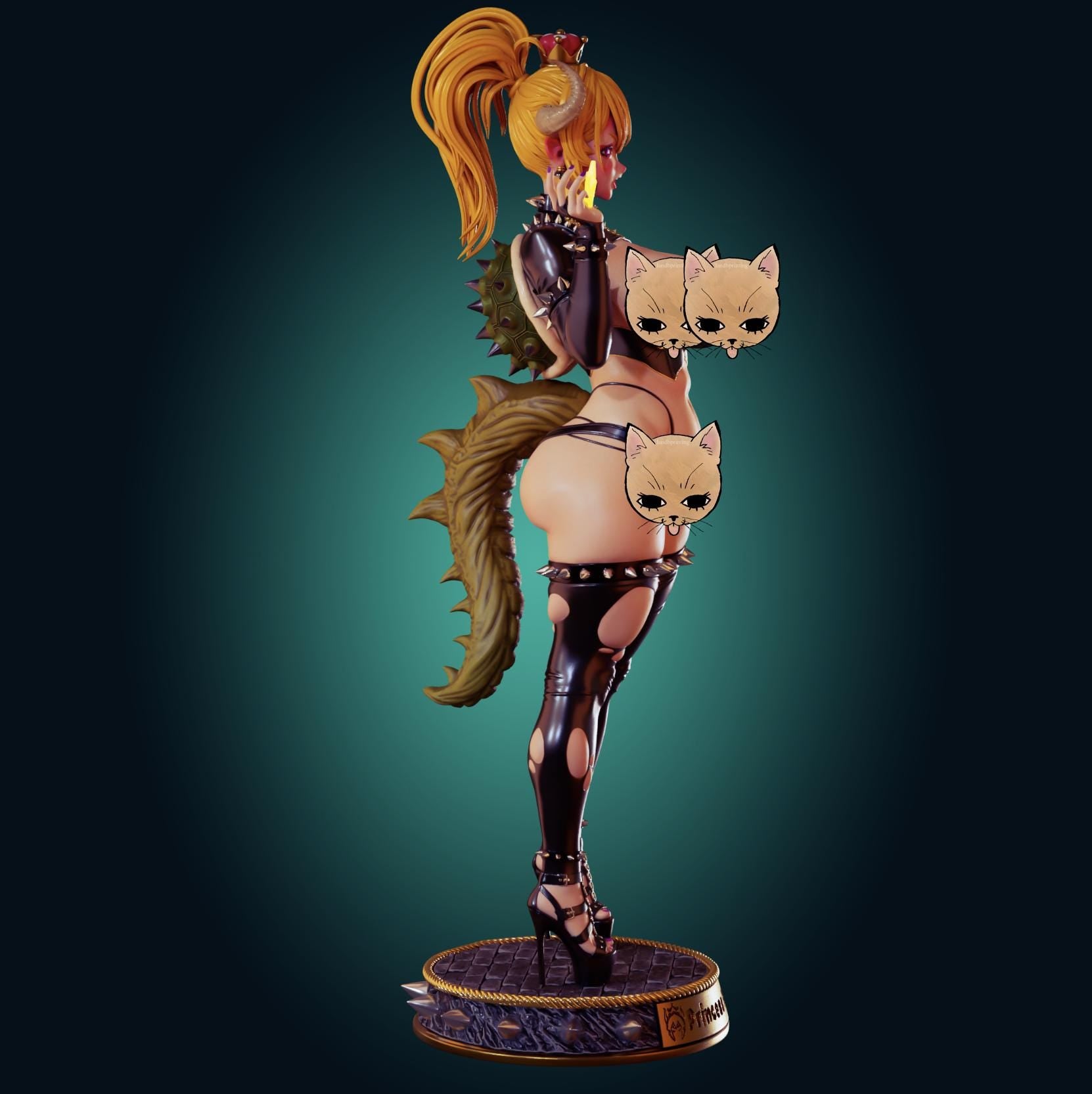 Turtle Princess Model Kit | 3D Resin Printed Figurine | Officer Rhu