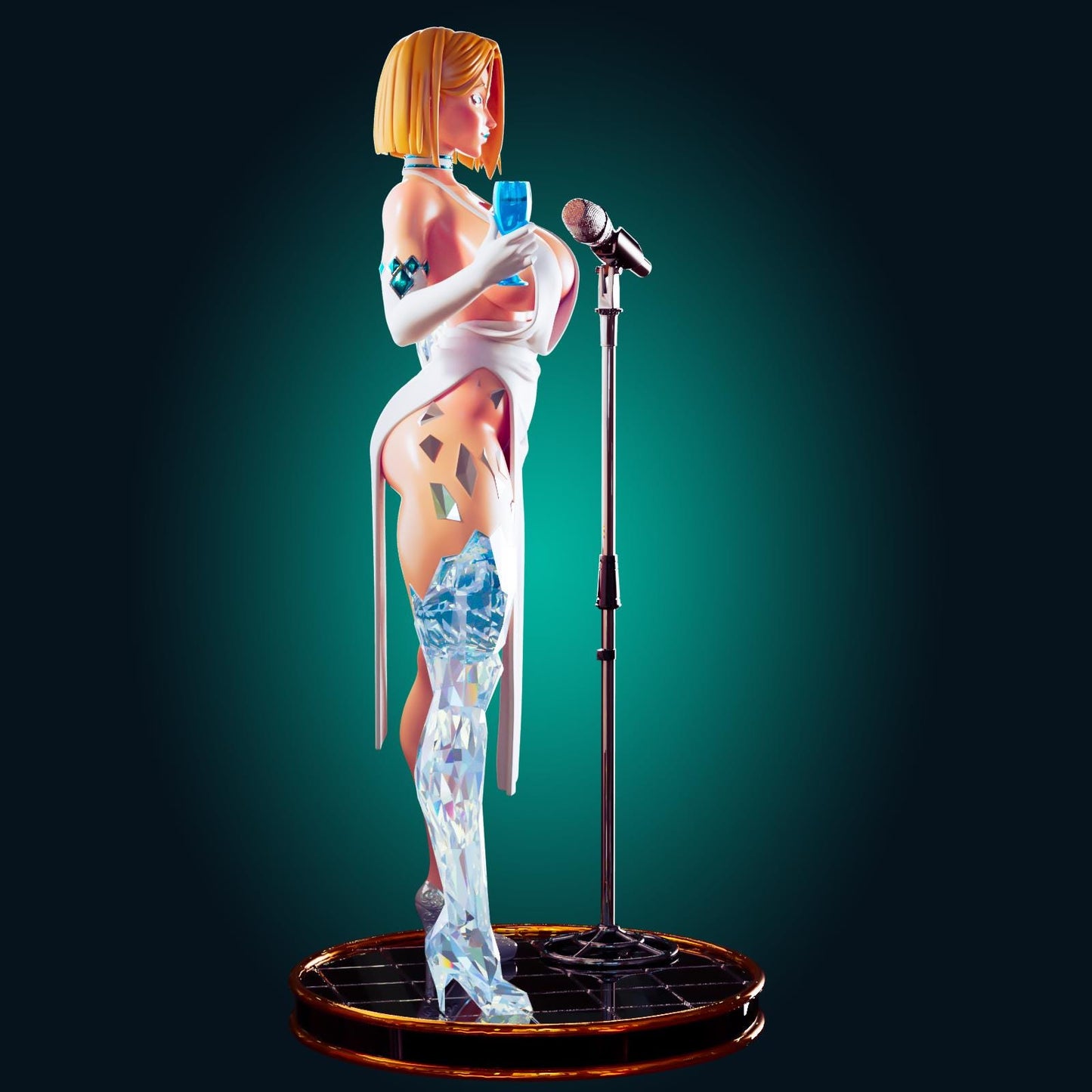 Ice Queen Model Kit | 3D Resin Printed Figurine | Officer Rhu