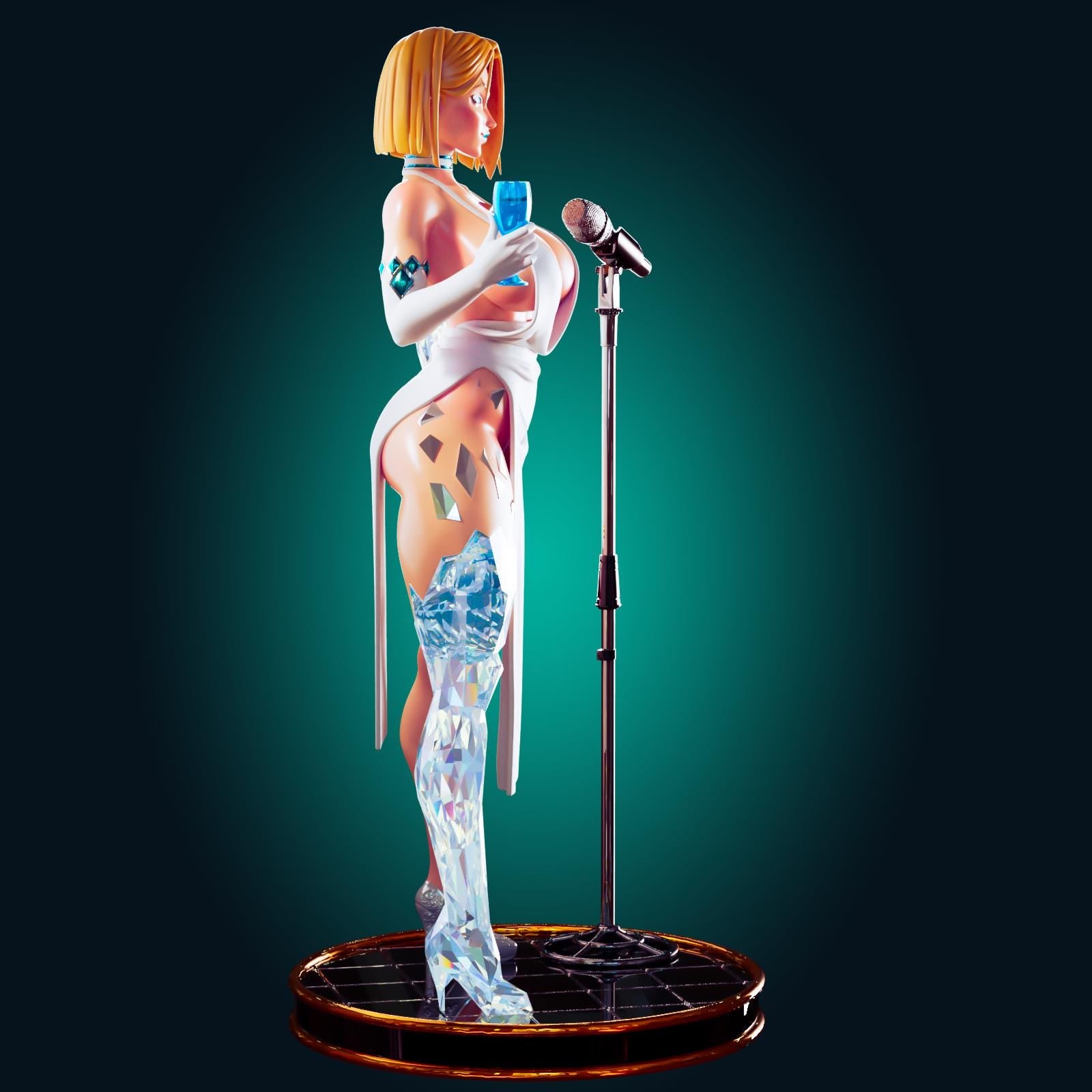 Ice Queen Model Kit | 3D Resin Printed Figurine | Officer Rhu