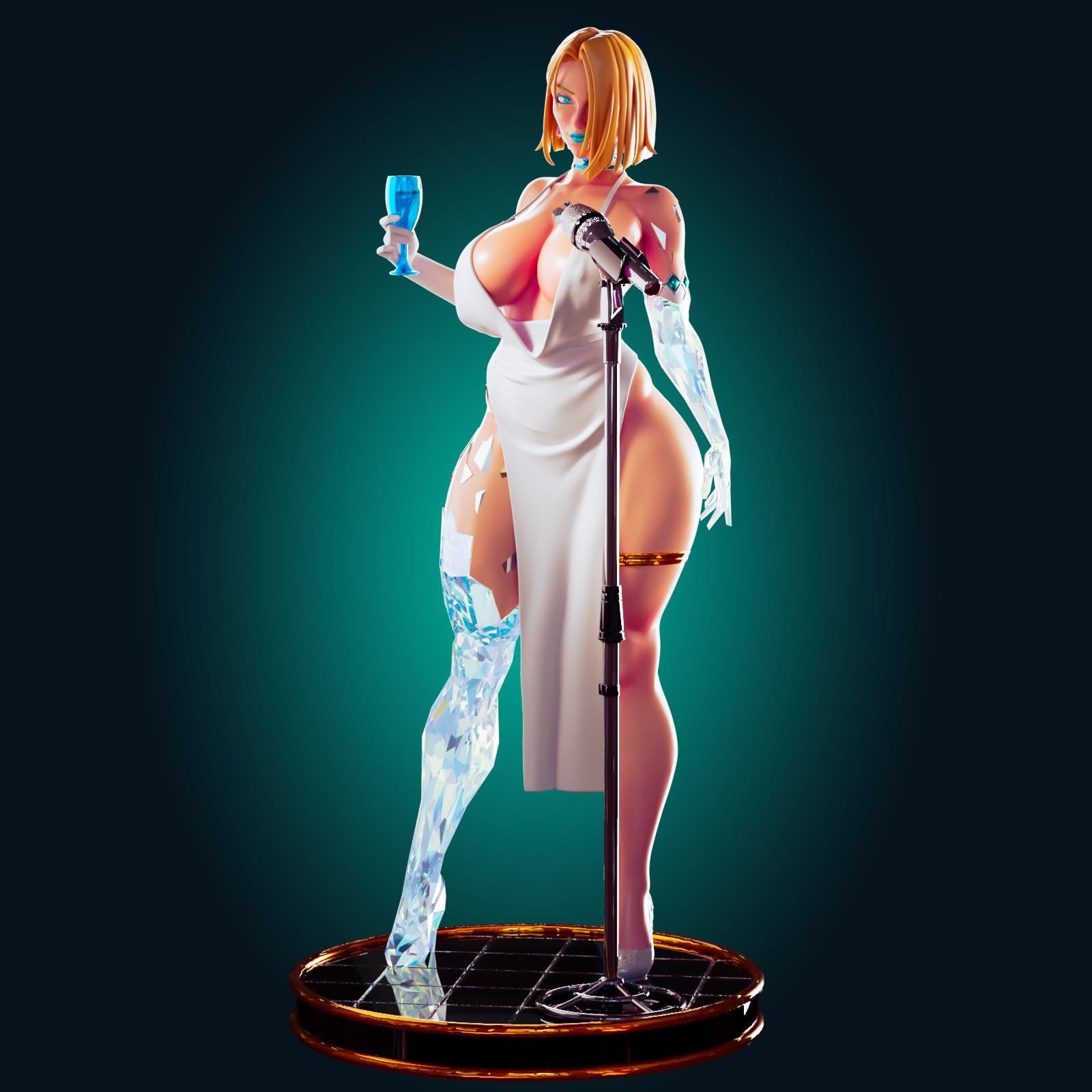 Ice Queen Model Kit | 3D Resin Printed Figurine | Officer Rhu