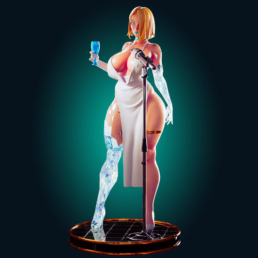 Ice Queen Model Kit | 3D Resin Printed Figurine | Officer Rhu