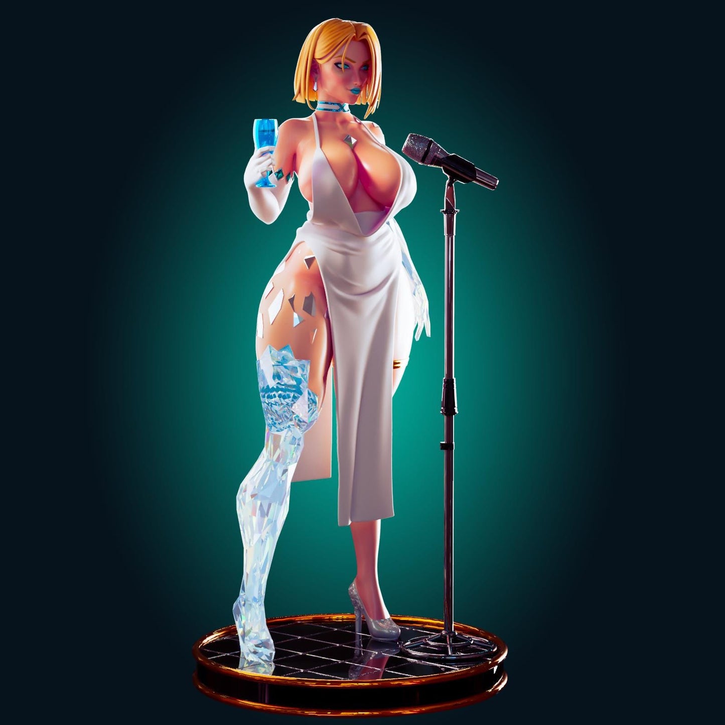 Ice Queen Model Kit | 3D Resin Printed Figurine | Officer Rhu