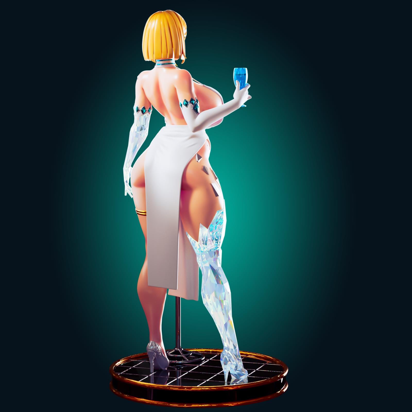 Ice Queen Model Kit | 3D Resin Printed Figurine | Officer Rhu