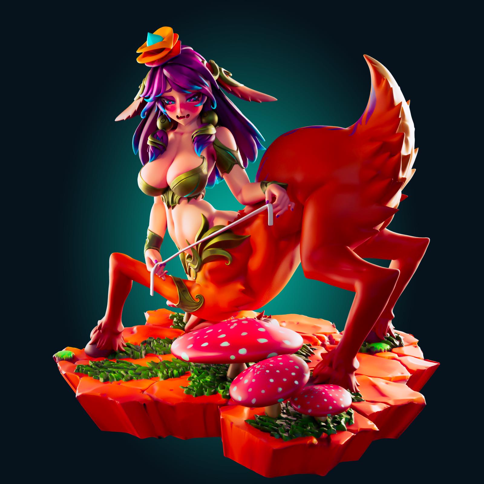 Fawn Girl Model Kit | 3D Resin Printed Figurine | Officer Rhu