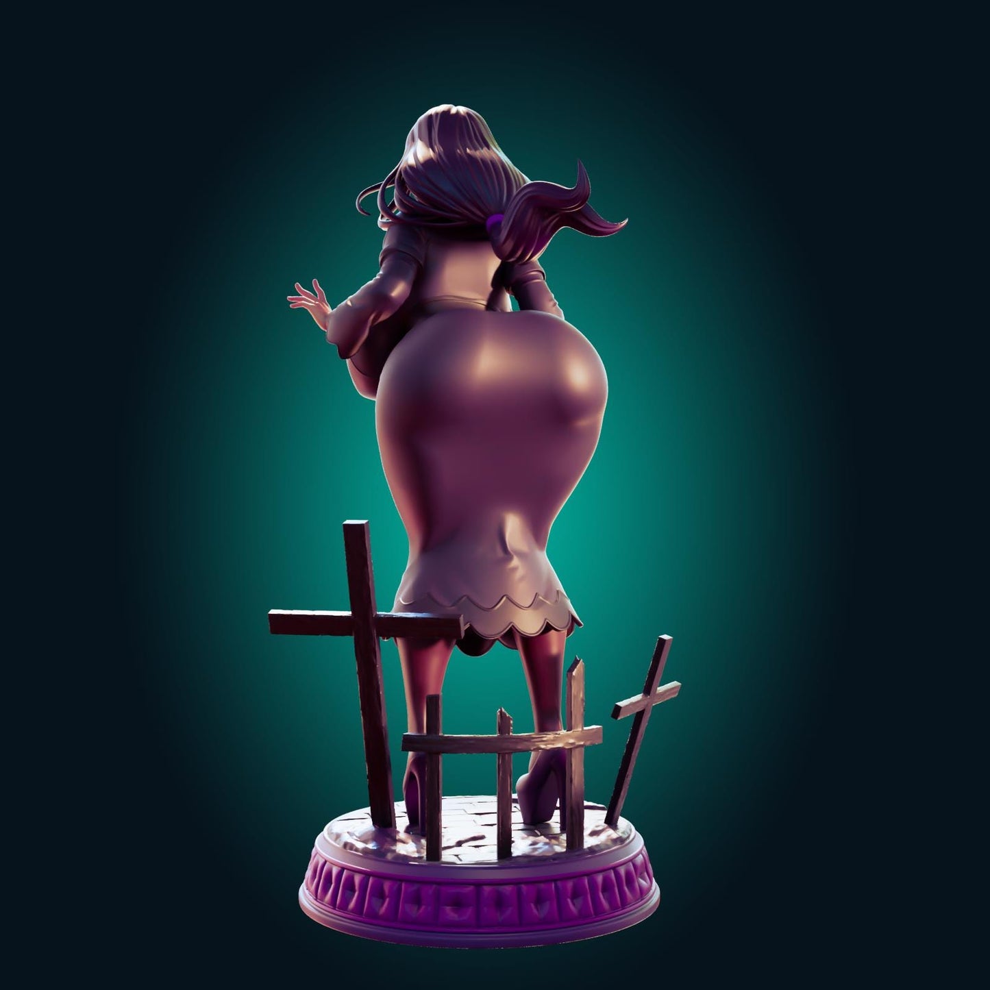 Witch Girl Model Kit | 3D Resin Printed Figurine | Officer Rhu