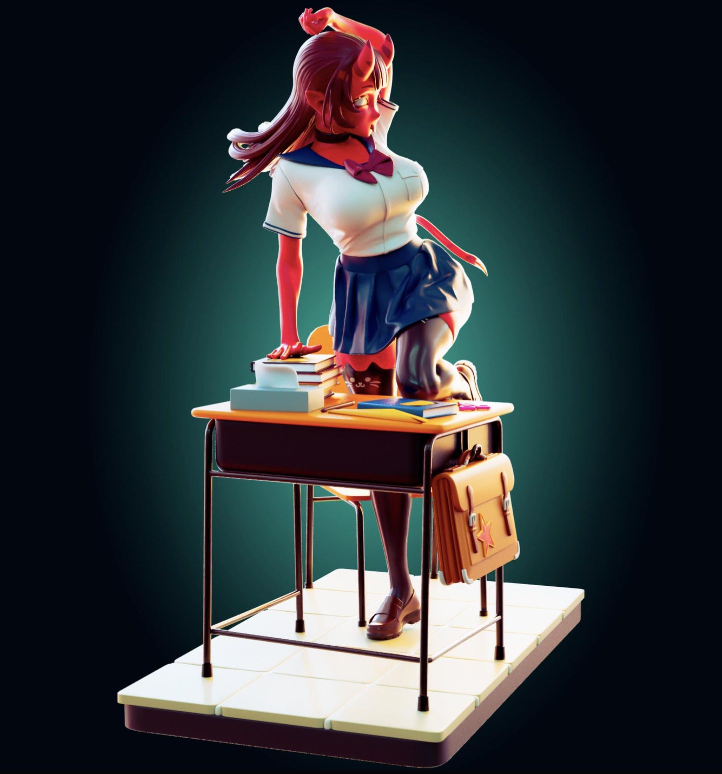 Succubus Model Kit | 3D Resin Printed Figurine | Officer Rhu