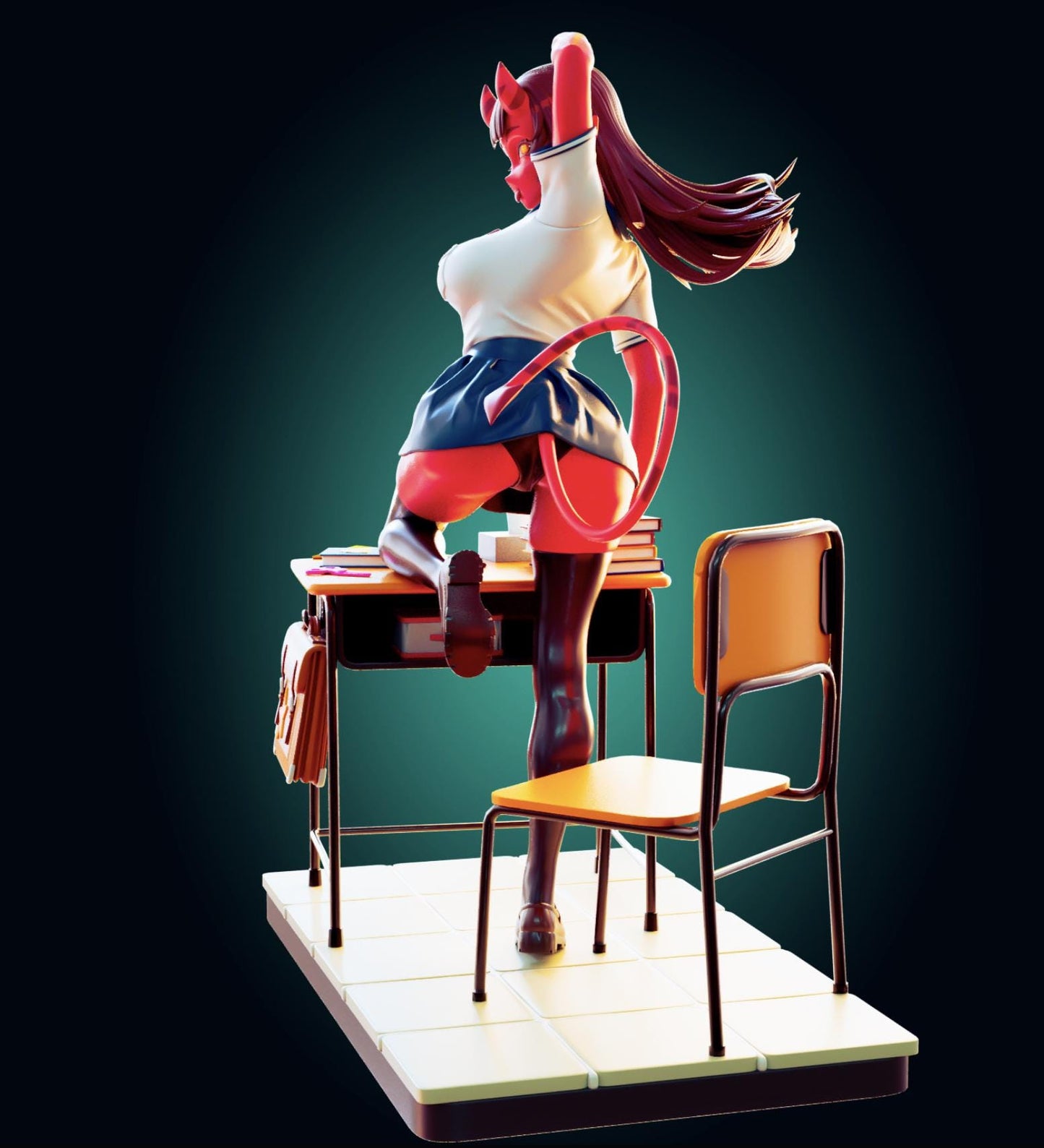 Succubus Model Kit | 3D Resin Printed Figurine | Officer Rhu