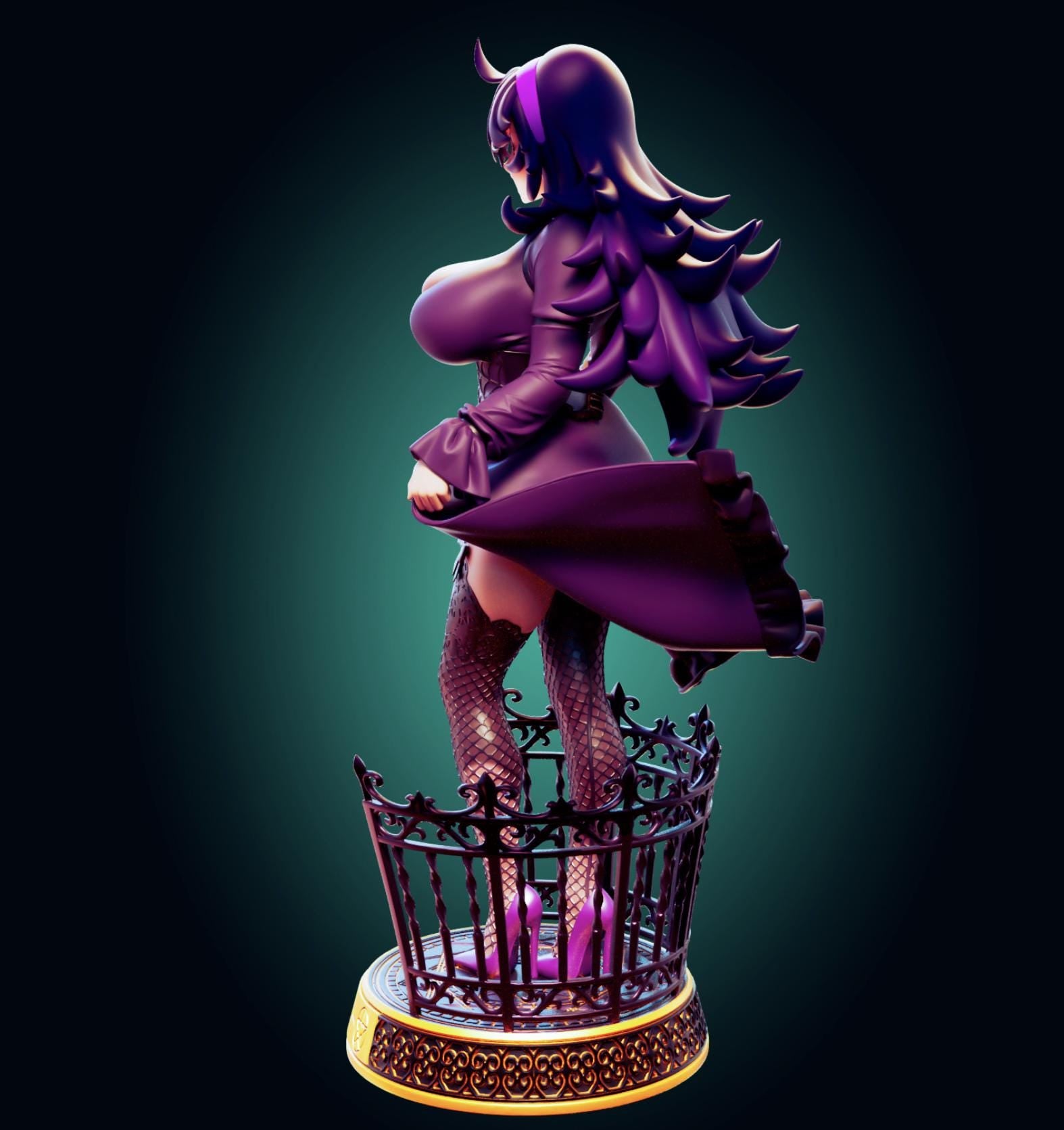 Witch Girl Model Kit | 3D Resin Printed Figurine | Officer Rhu