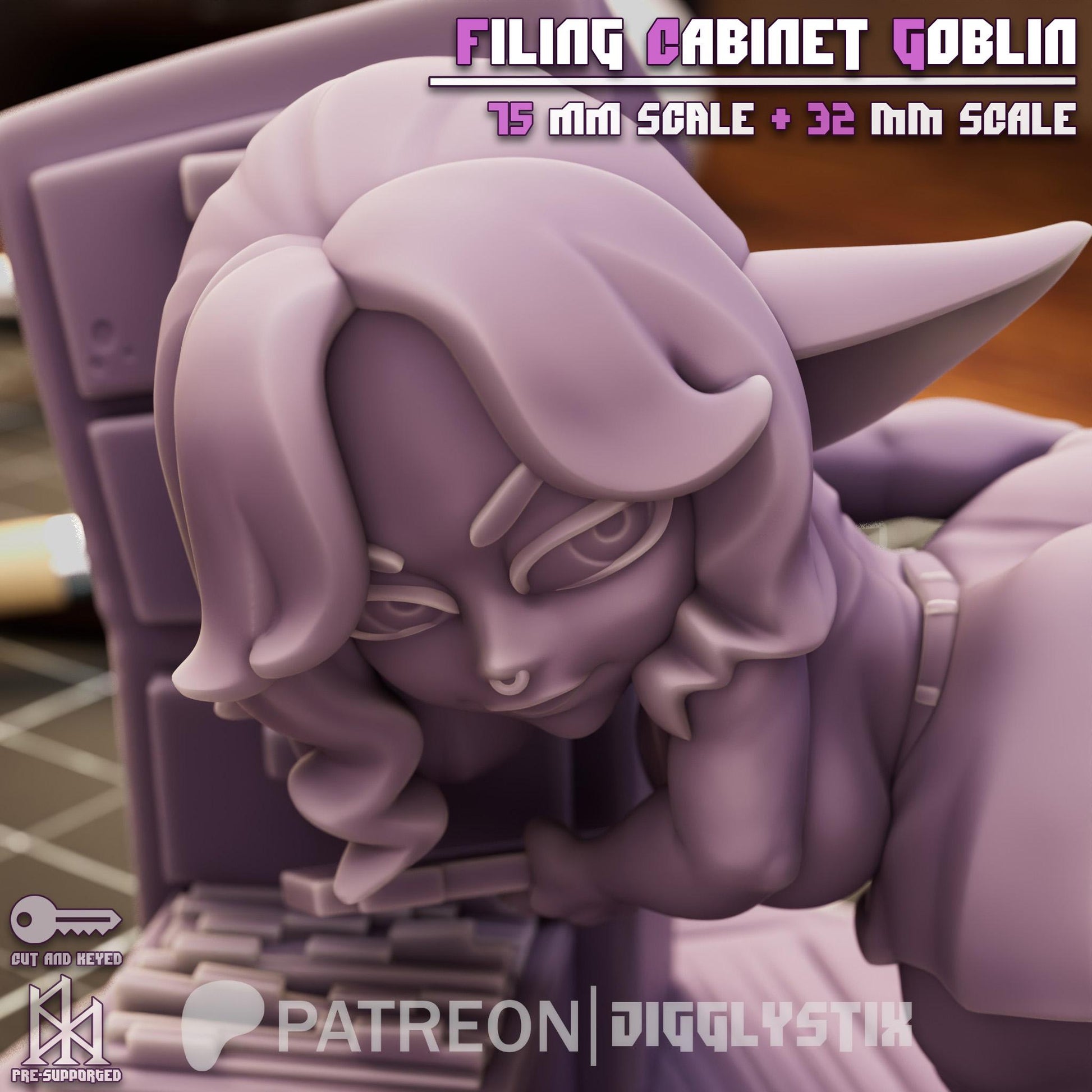 Filing Cabinet Goblin Miniature | Jigglystix