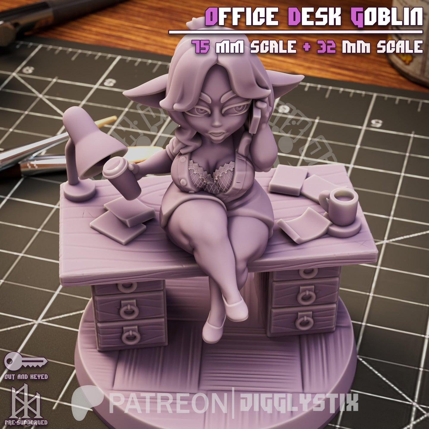 Desk Goblin Miniature | Jigglystix