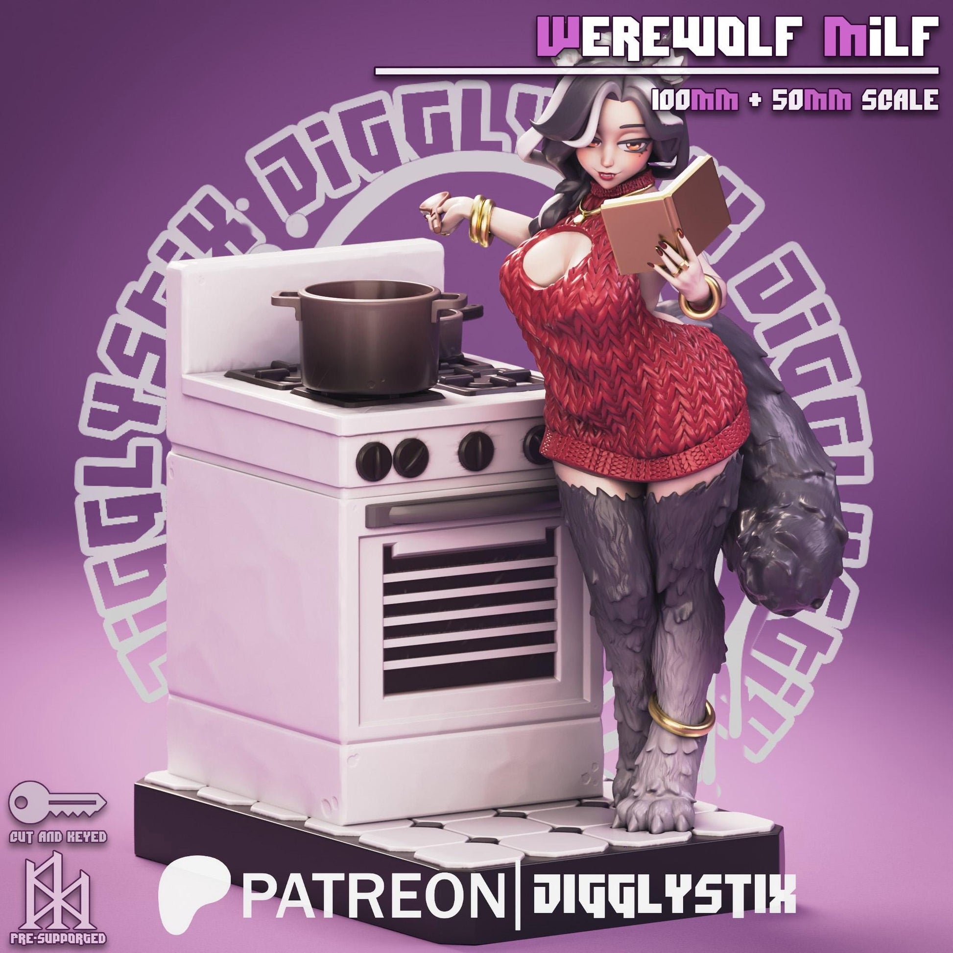 Werewolf Girl Mini | Jigglystix