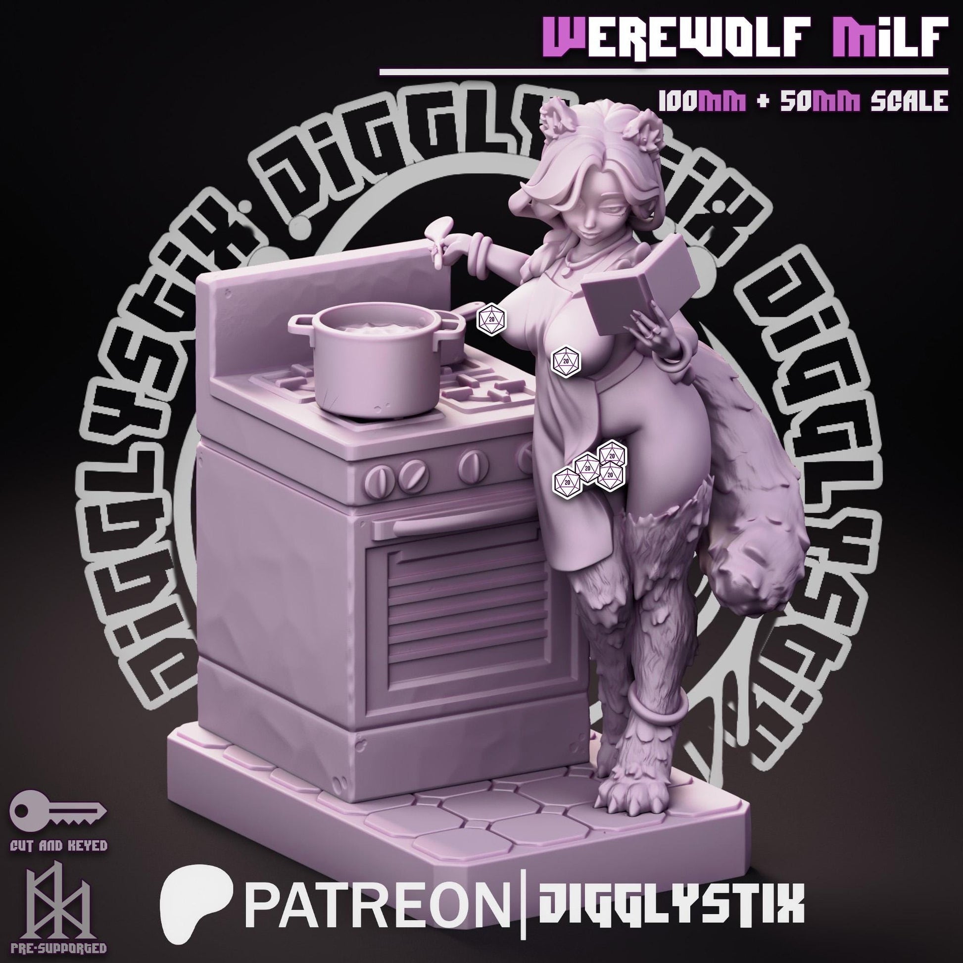 Werewolf Girl Mini | Jigglystix