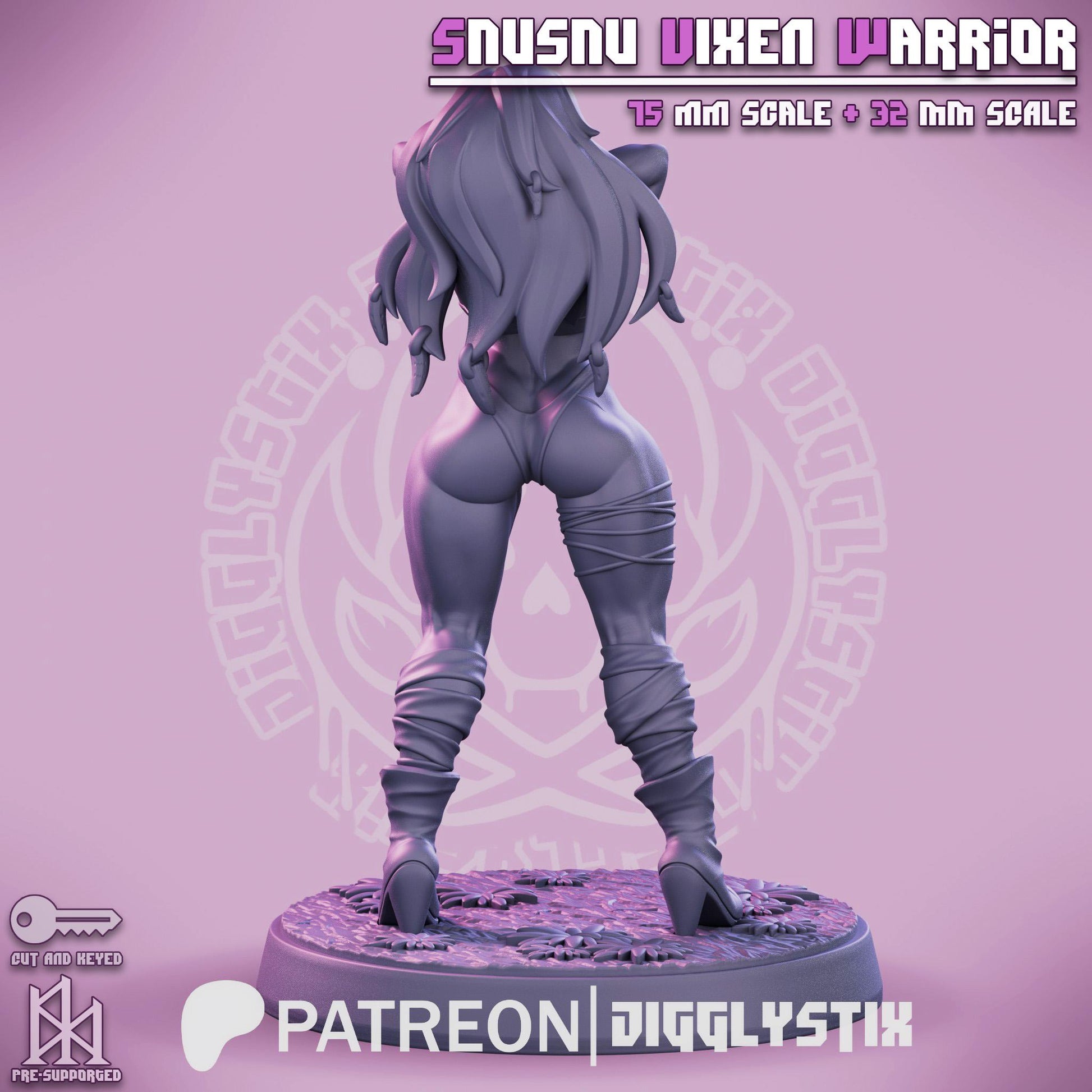 Amazon Warrior Woman Miniature | Jigglystix