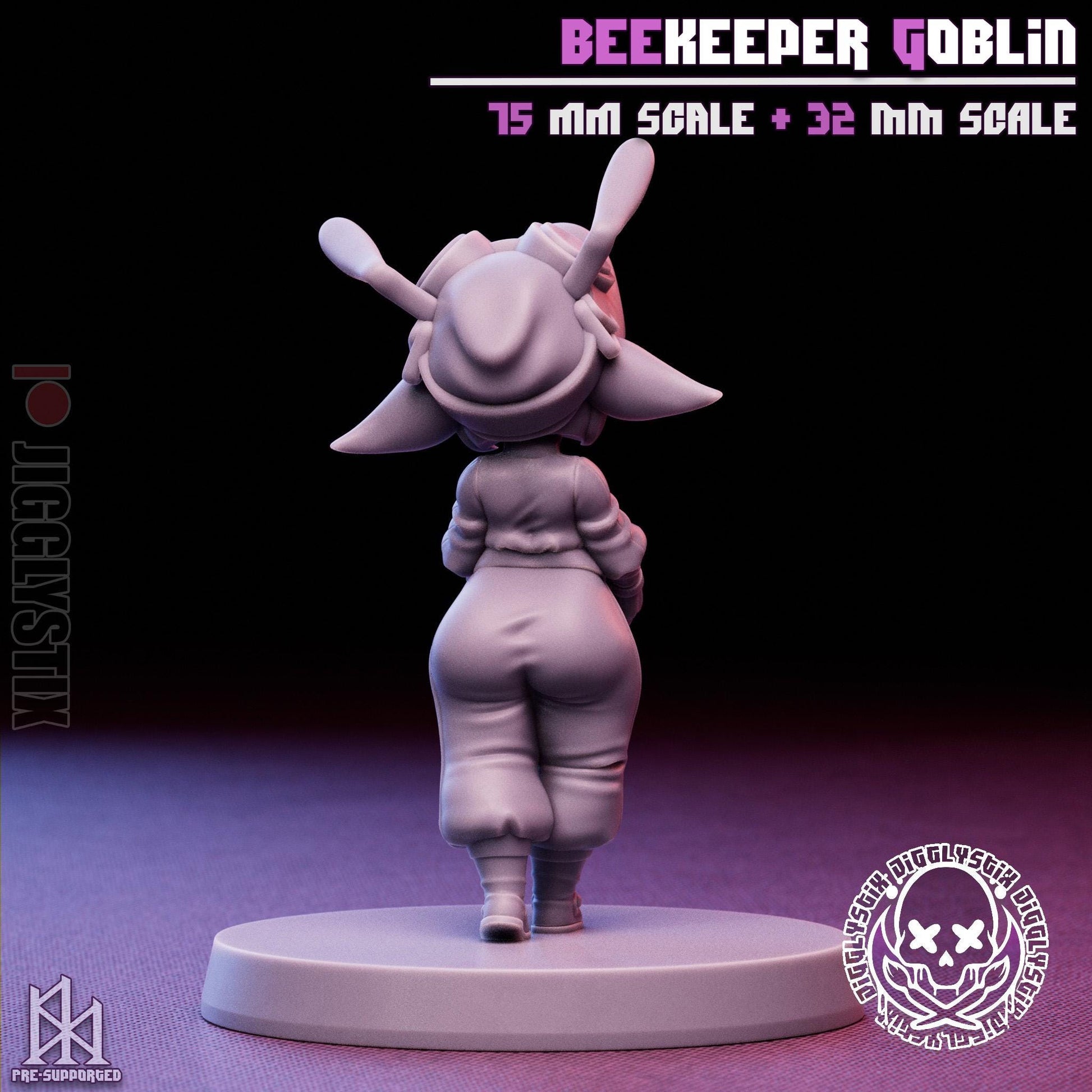 Beekeeper Goblin Girl Miniature | Jigglystix