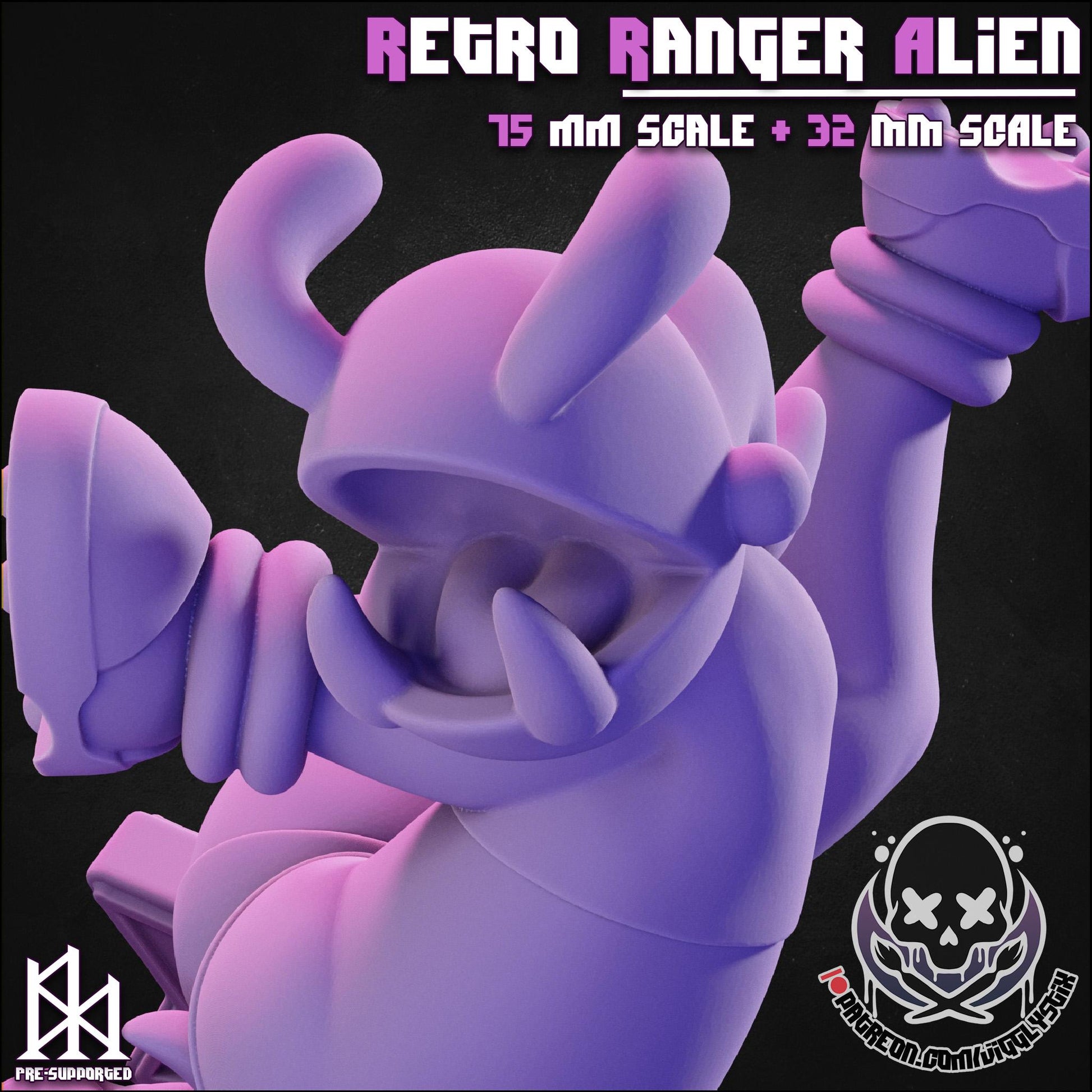 Retro Ranger Alien Miniature | Jigglystix