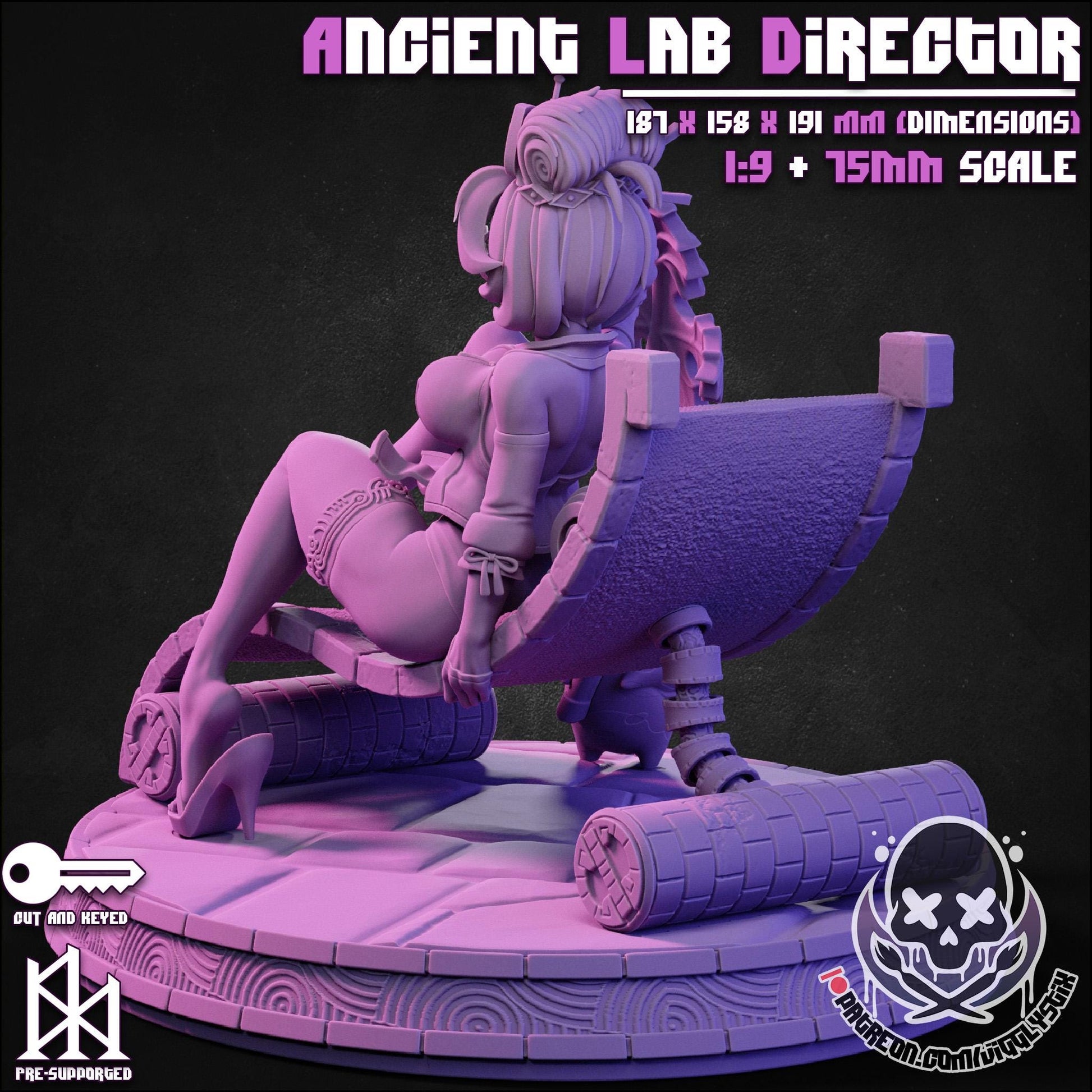 Ancient Lab Director Model | Jigglystix