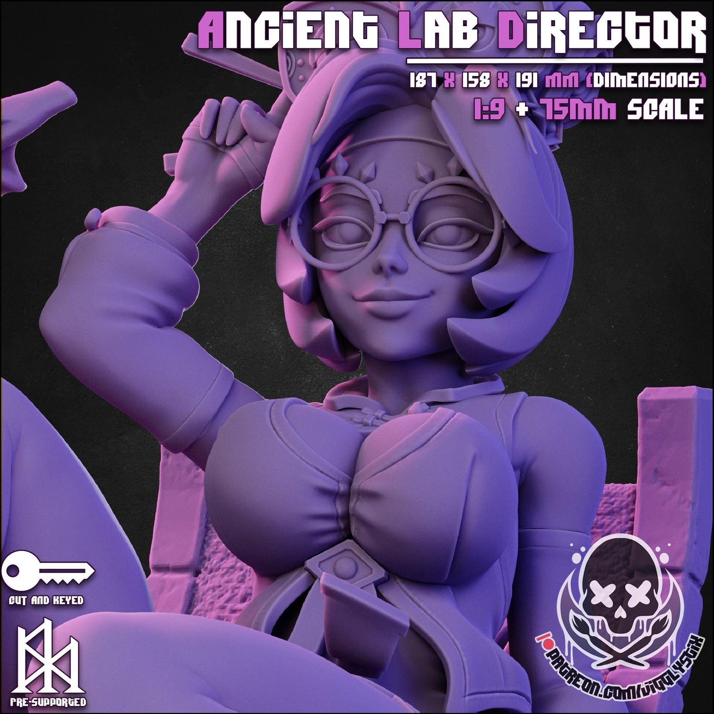 Ancient Lab Director Model | Jigglystix