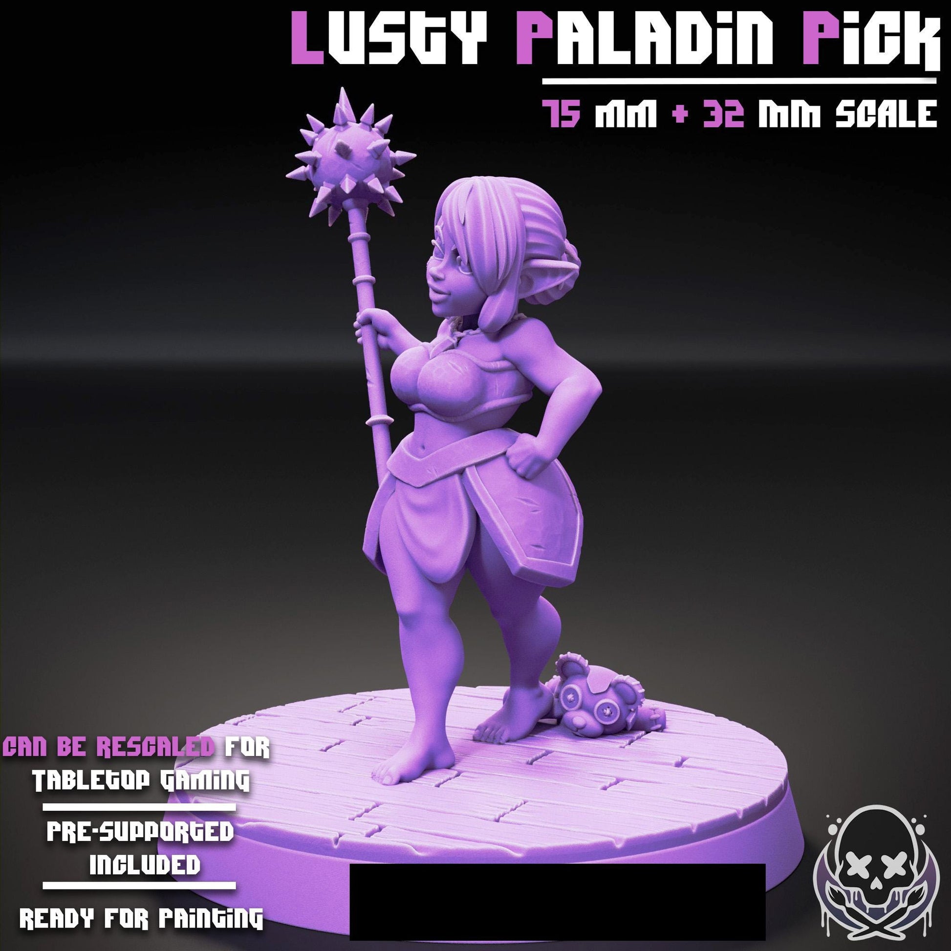 Lusty Paladin Pick Miniature | Jigglystix