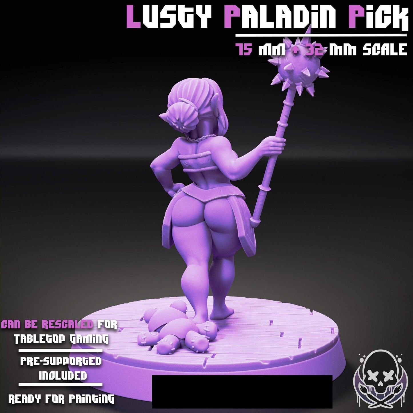 Lusty Paladin Pick Miniature | Jigglystix