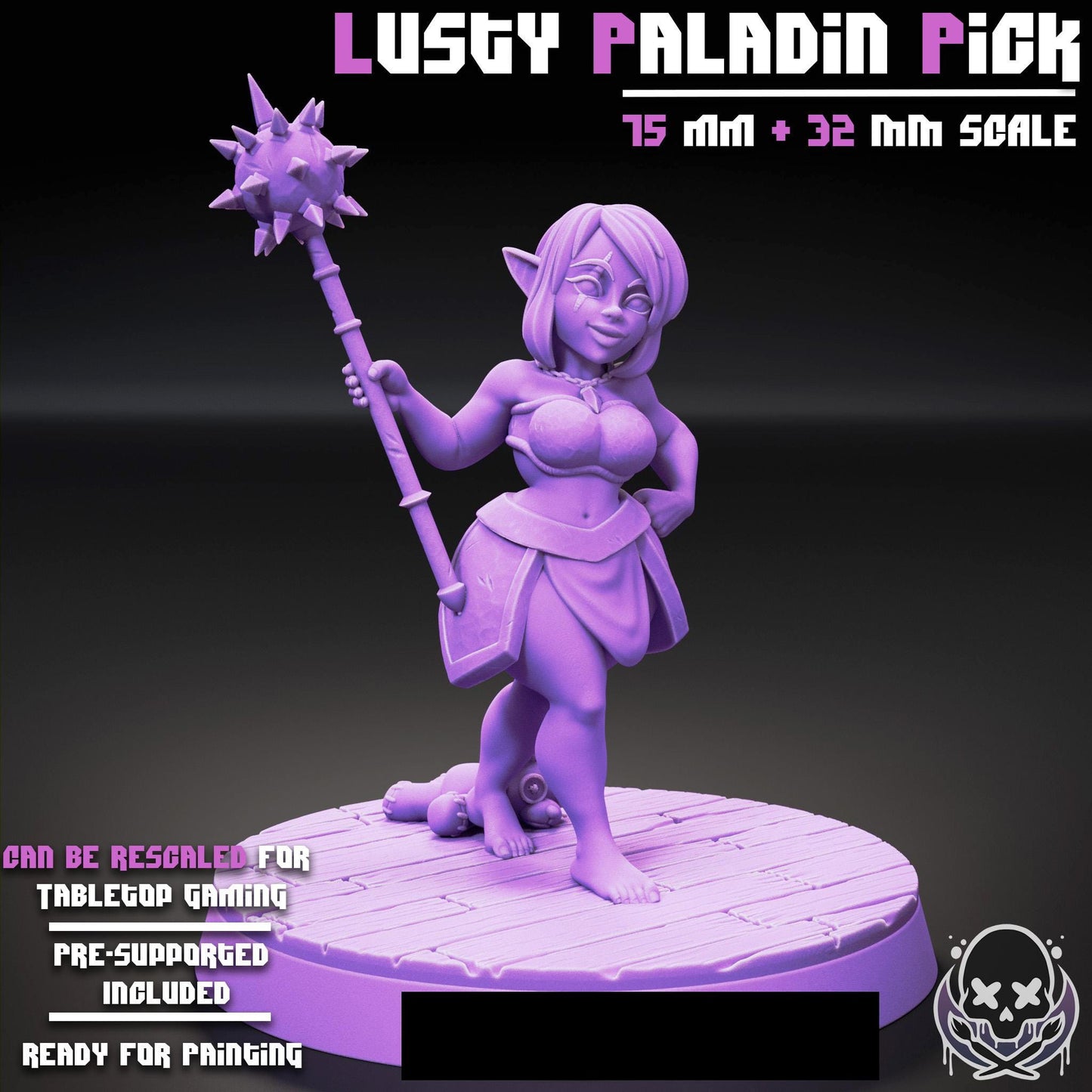 Lusty Paladin Pick Miniature | Jigglystix