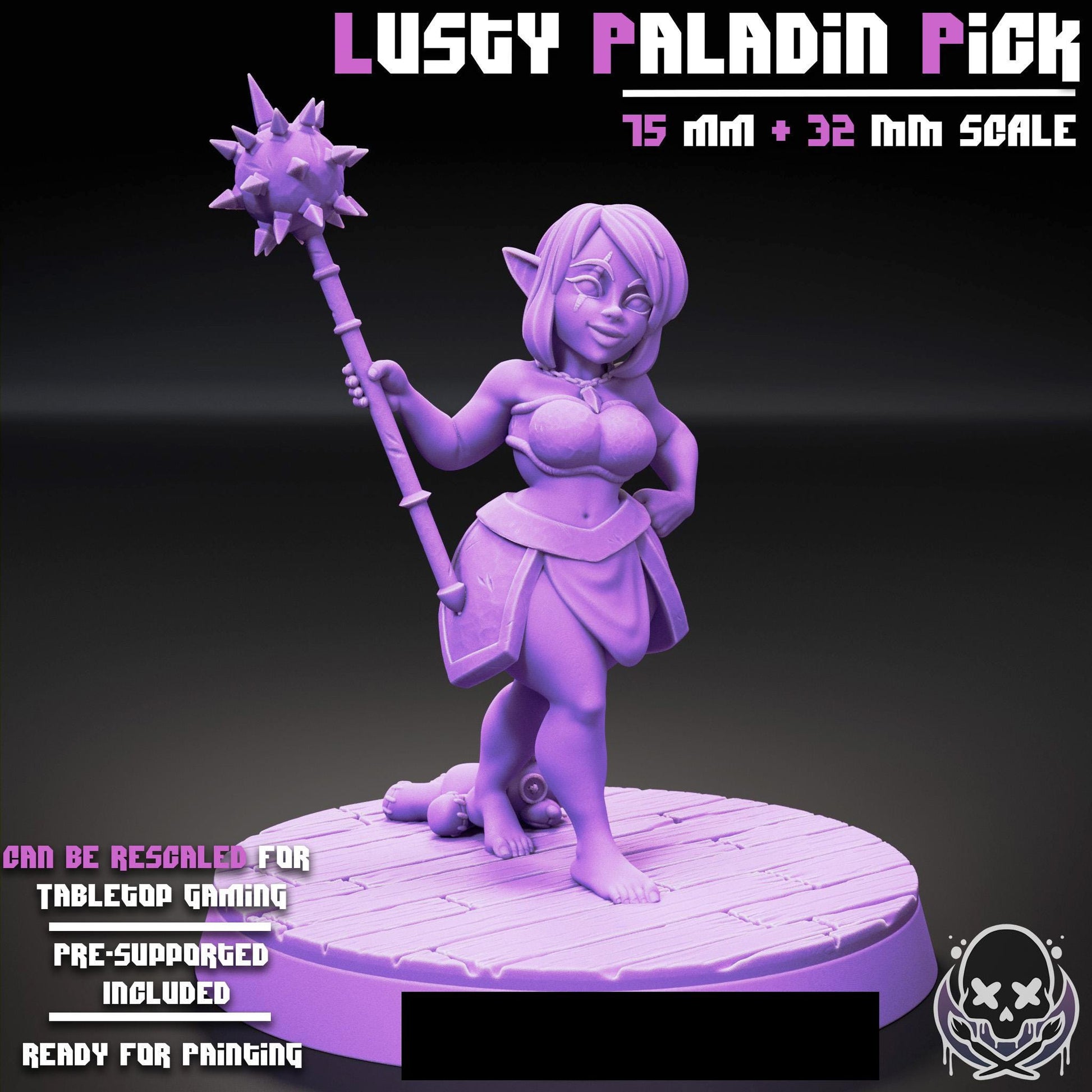 Lusty Paladin Pick Miniature | Jigglystix