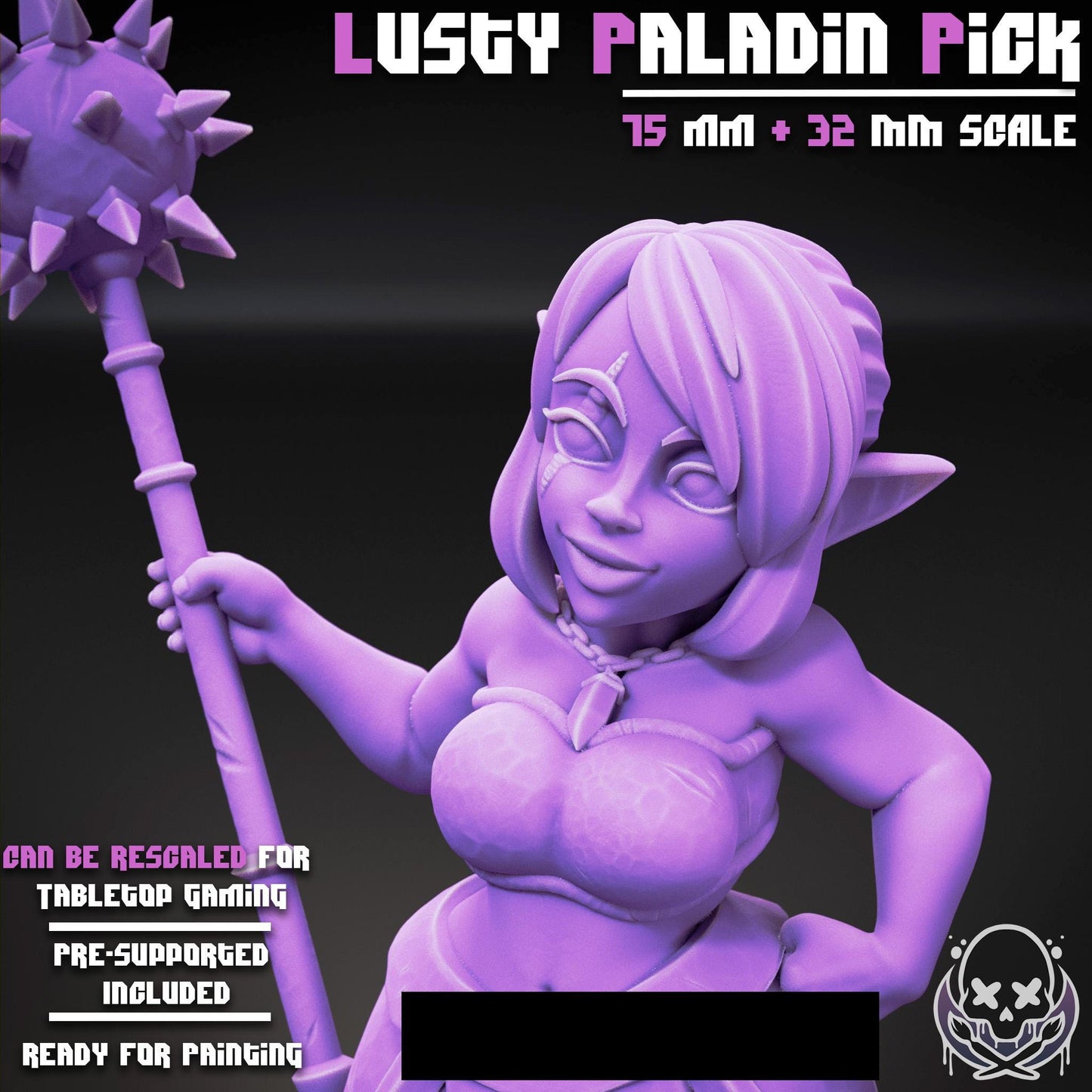 Lusty Paladin Pick Miniature | Jigglystix