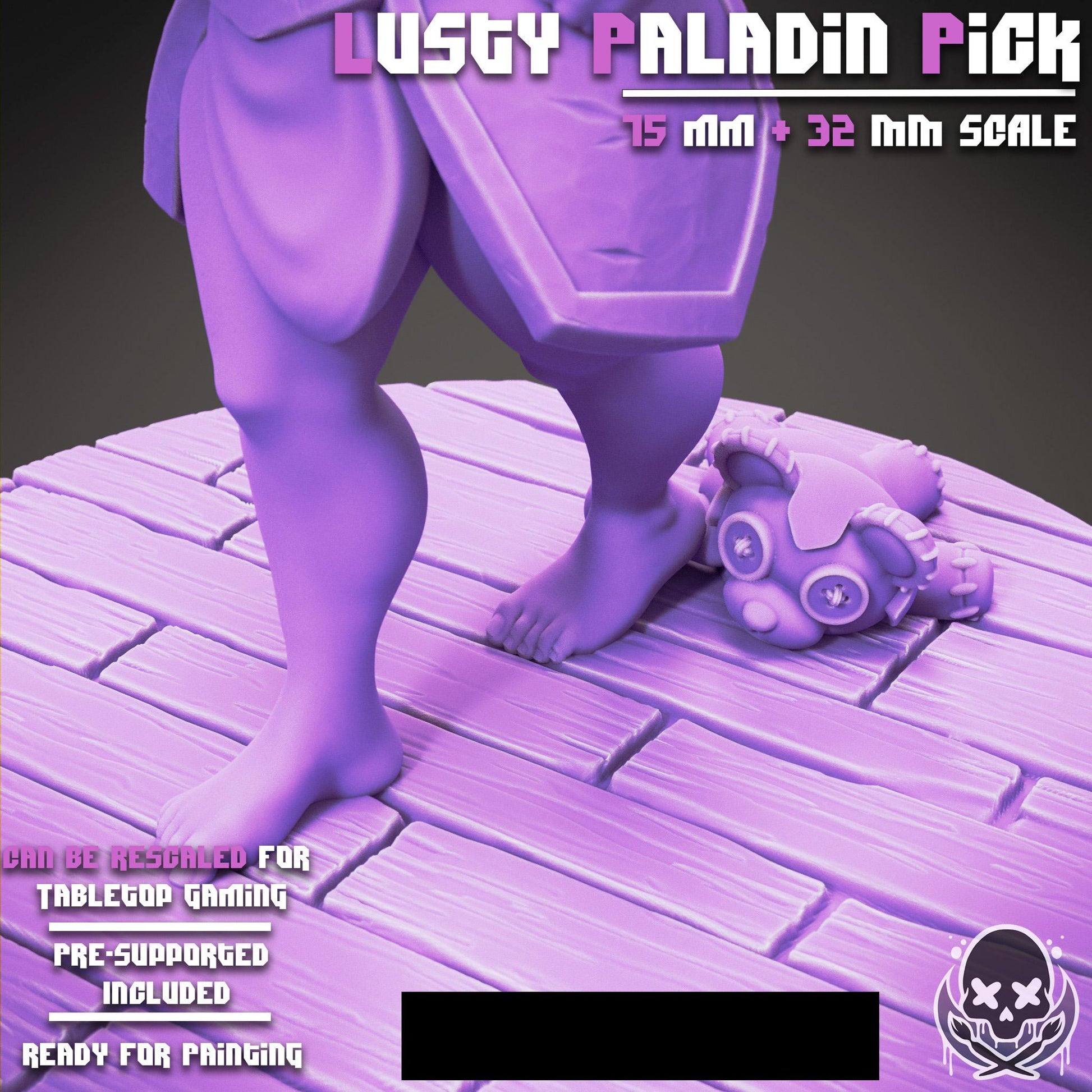Lusty Paladin Pick Miniature | Jigglystix