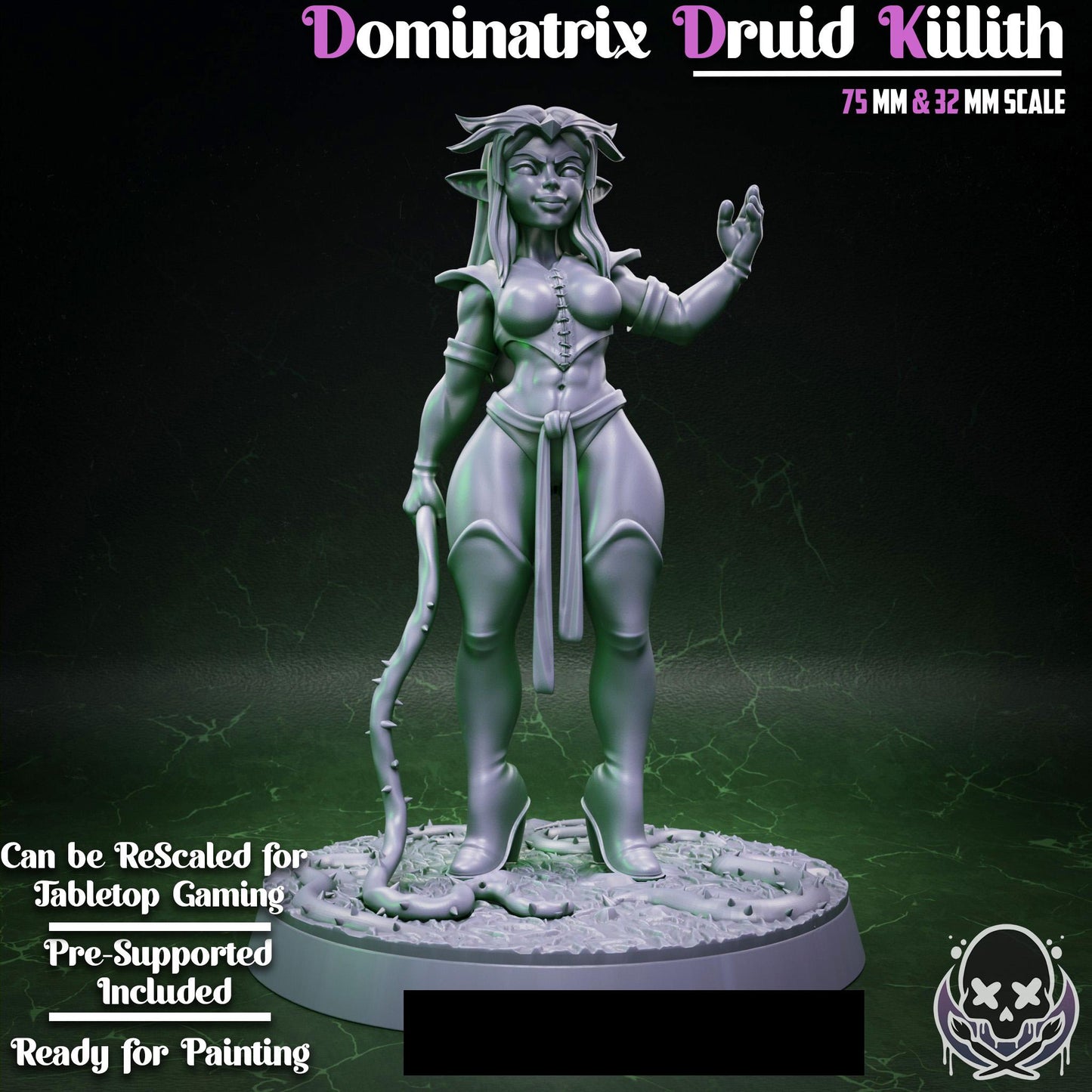 Dominatrix Druid Kilith Miniature | Jigglystix