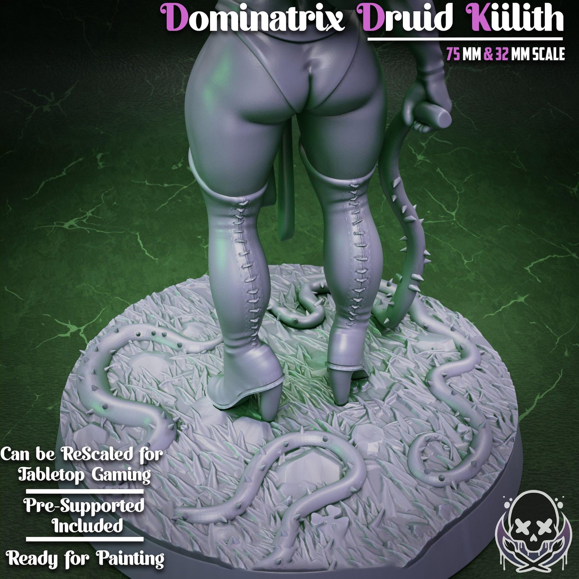 Dominatrix Druid Kilith Miniature | Jigglystix