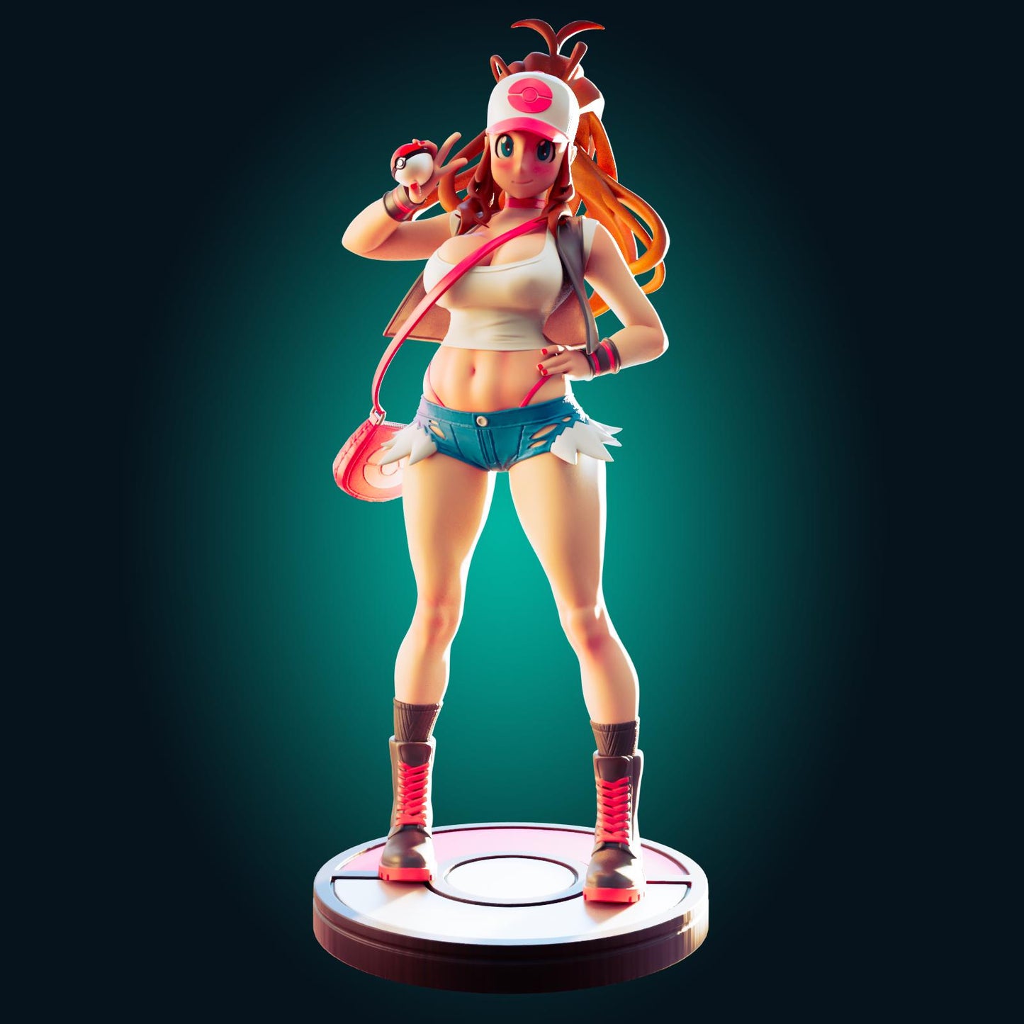 Gym Girl Model Kit | 3D Resin Printed Figurine | Officer Rhu