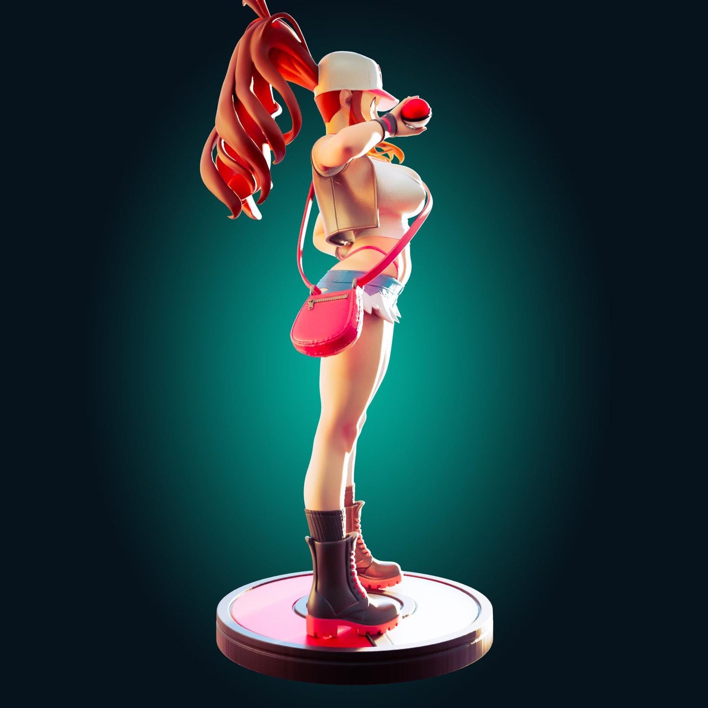 Gym Girl Model Kit | 3D Resin Printed Figurine | Officer Rhu
