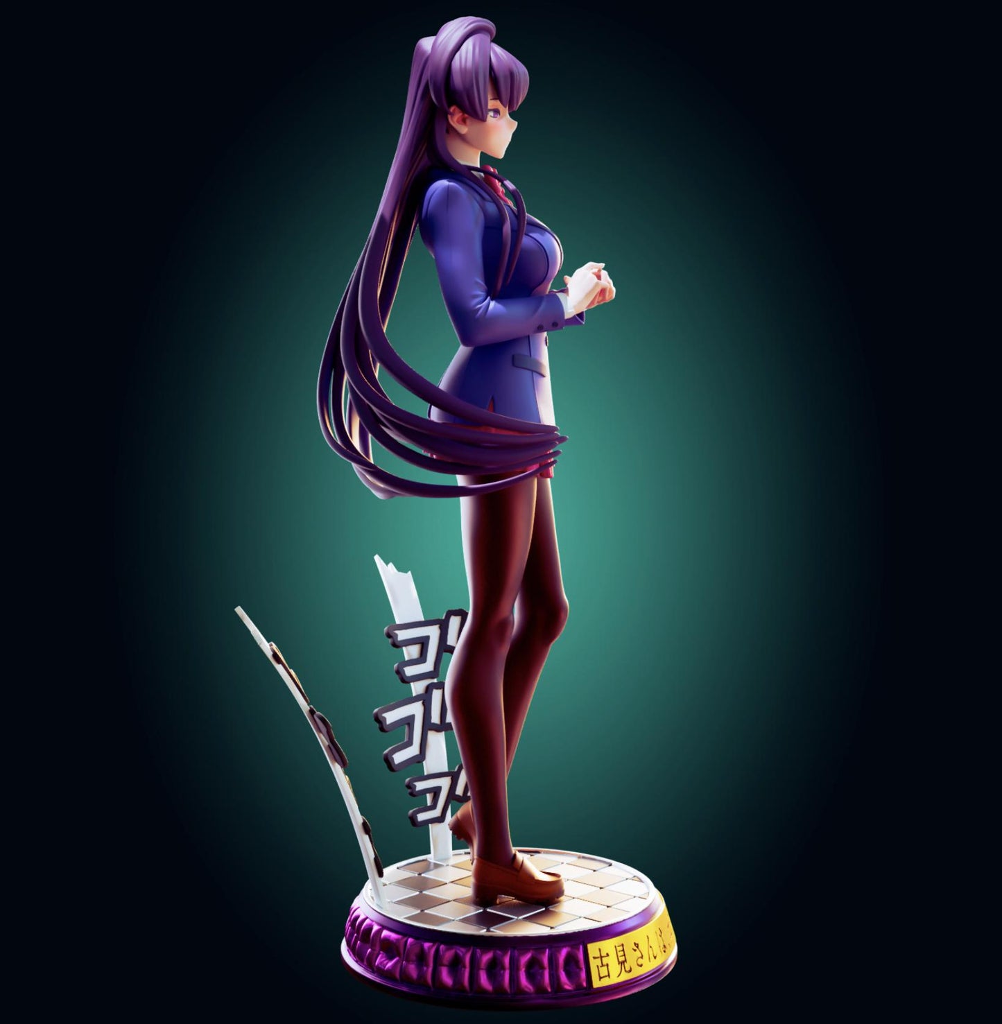 Japanese Schoolgirl Model Kit | 3D Resin Printed Figurine | Officer Rhu