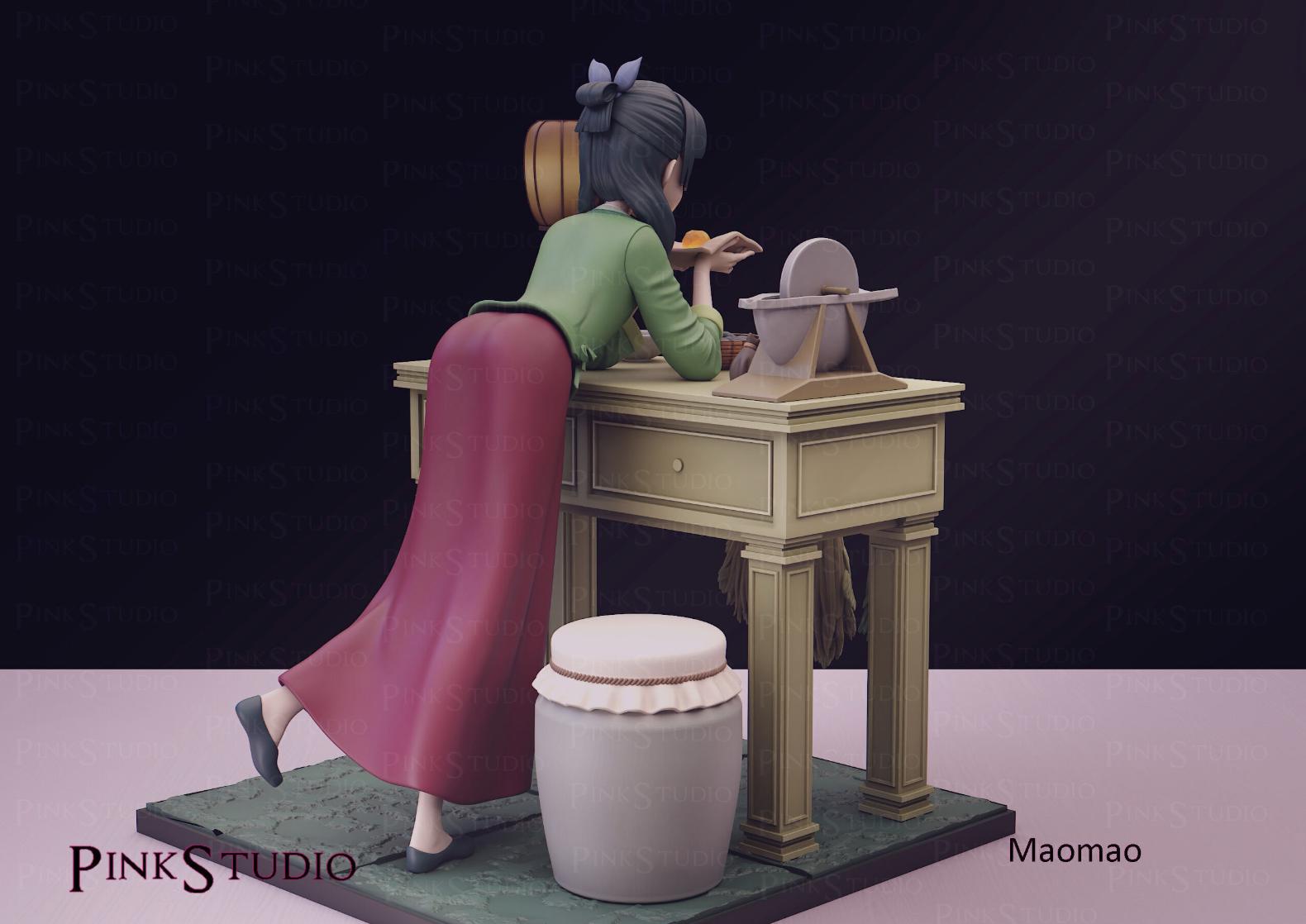 Apothecary Apprentice Model Kit | 3D Resin Printed Figurine | Pink Studio