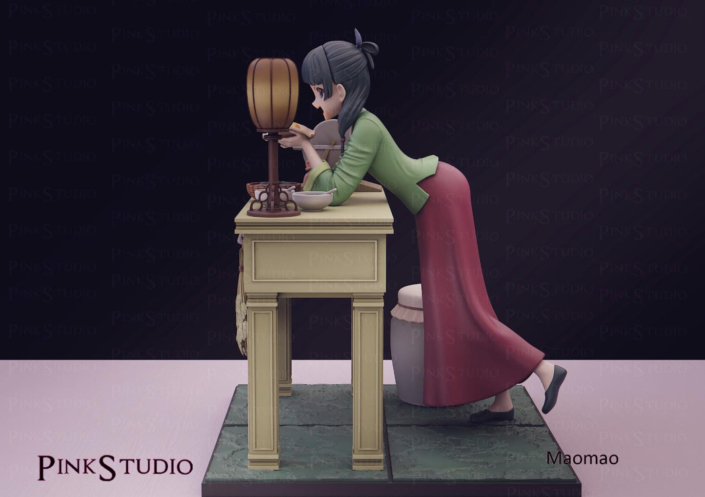 Apothecary Apprentice Model Kit | 3D Resin Printed Figurine | Pink Studio