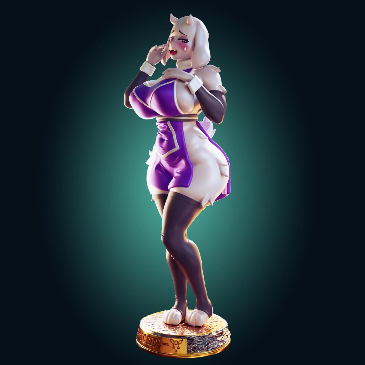Goat Mom Model Kit | 3D Resin Printed Figurine | Officer Rhu